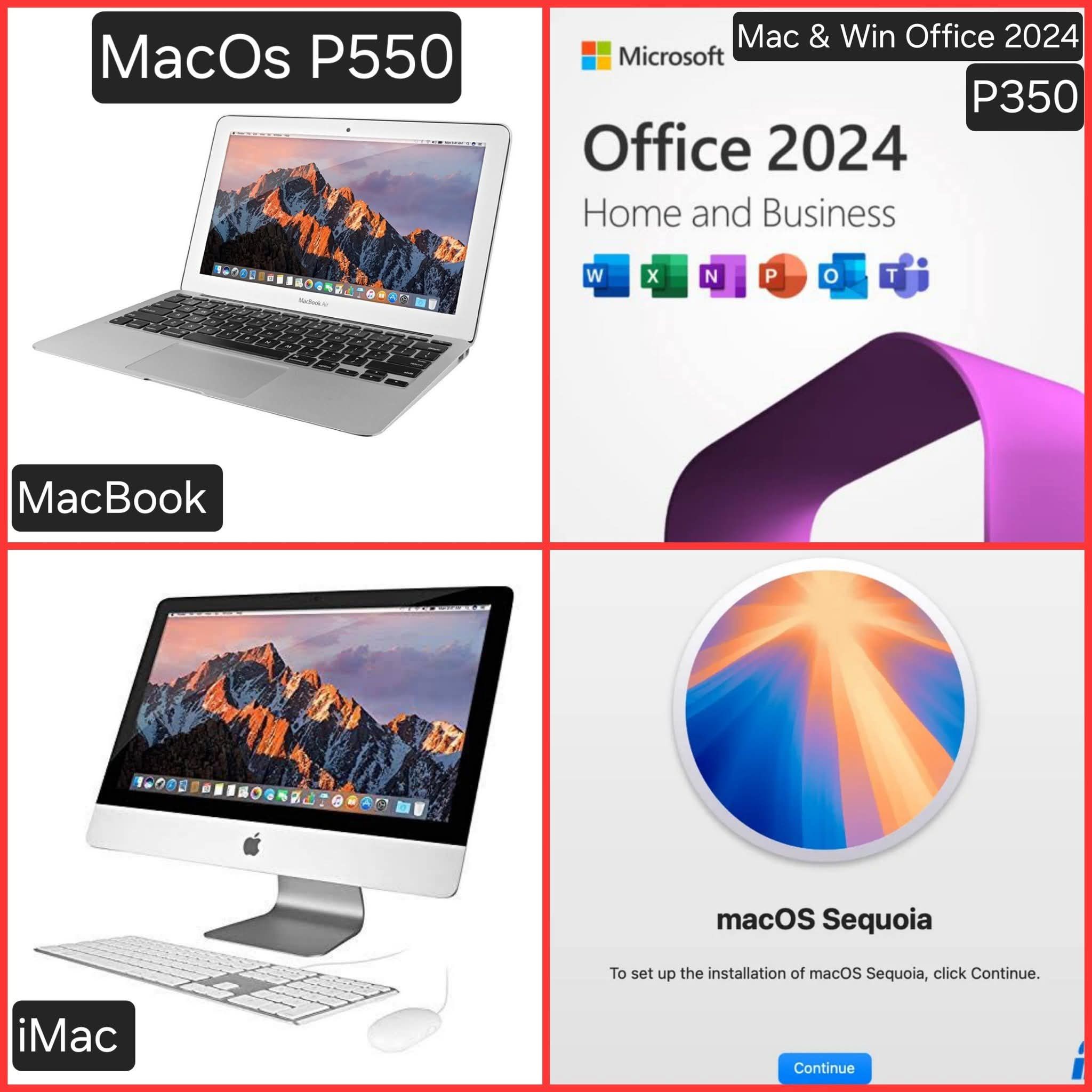 Online Installation For your Macbook Pro, Air, and iMac