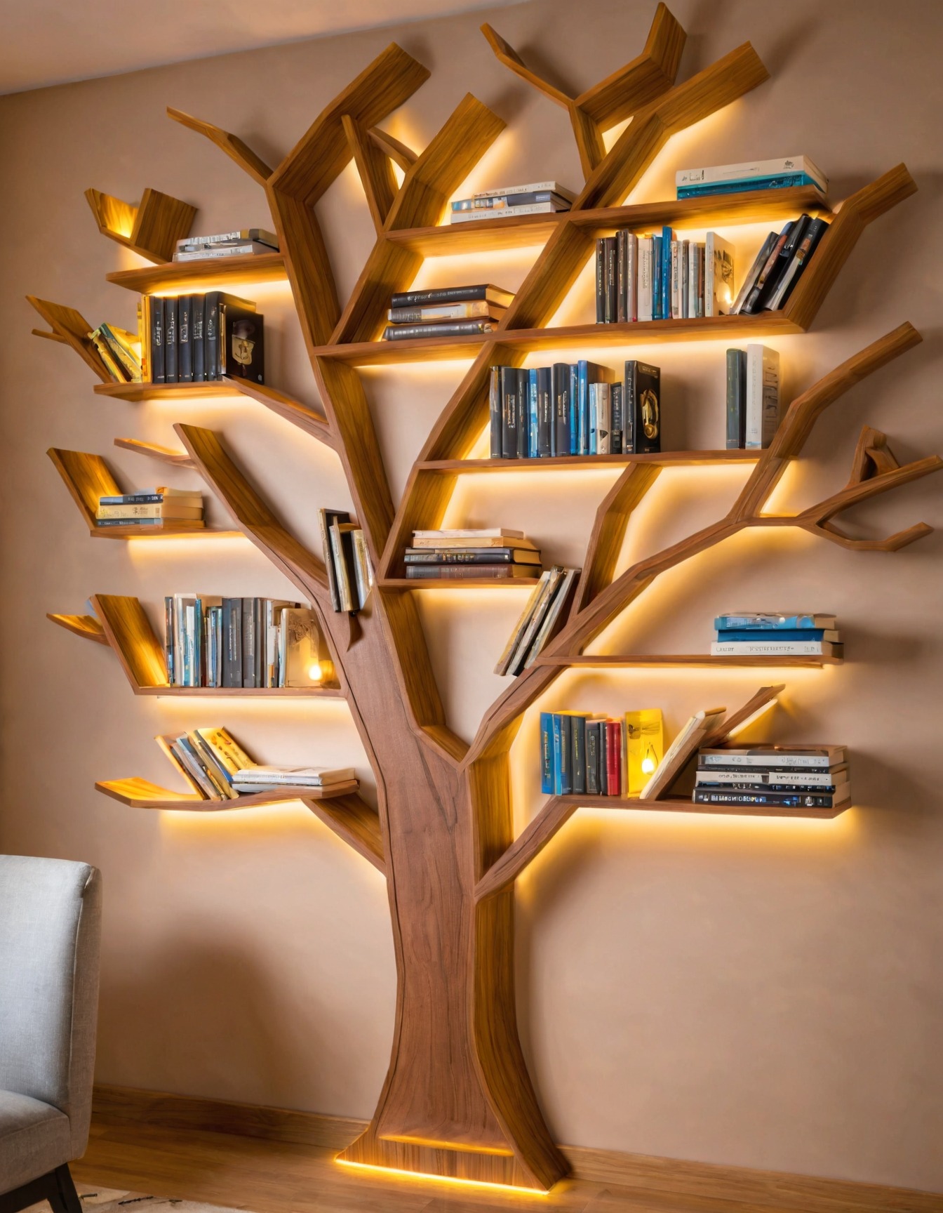DIY - A Tree of Wisdom for Your Home Library | Facebook