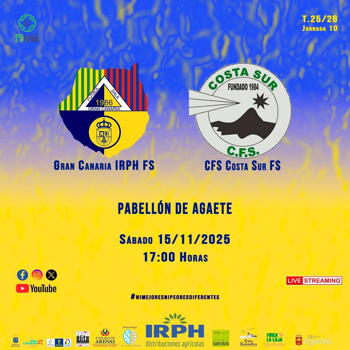 Gran - 📢 #DiaDePartido 💥 2ªB Futsal 🏟️ En el Pabellón de Agaete a las ⌛ ...