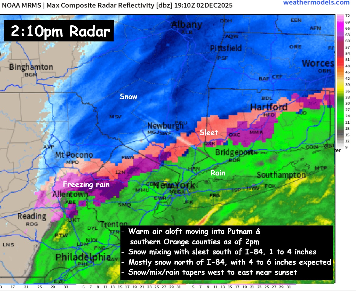 2:30 Winter Storm Update : Mild... - Hudson Valley Weather | Facebook