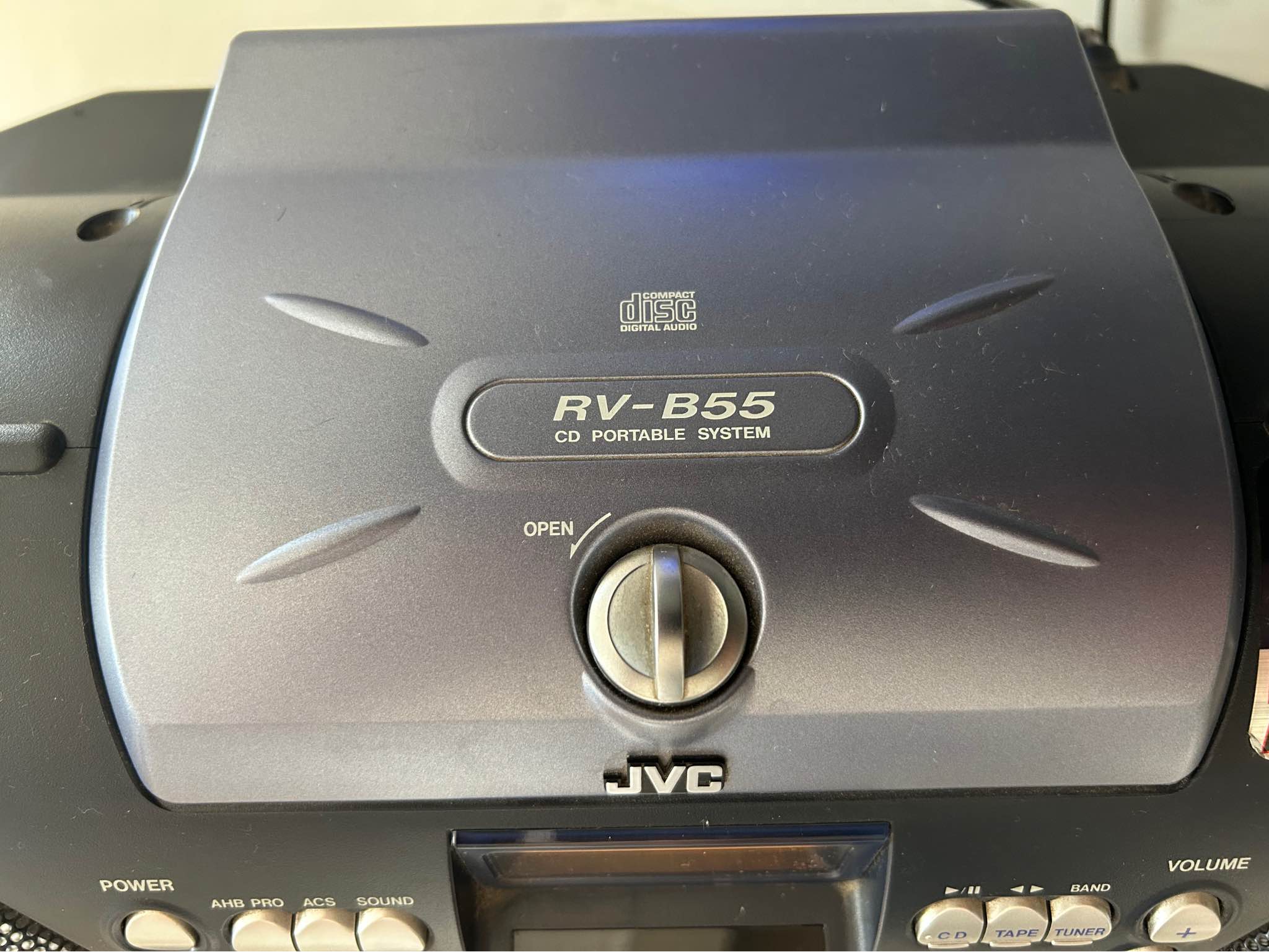 JVC-RV-B55 BOOMBOX CD/CASSETTE RADIO TUNER - Speakers & Subwoofers ...