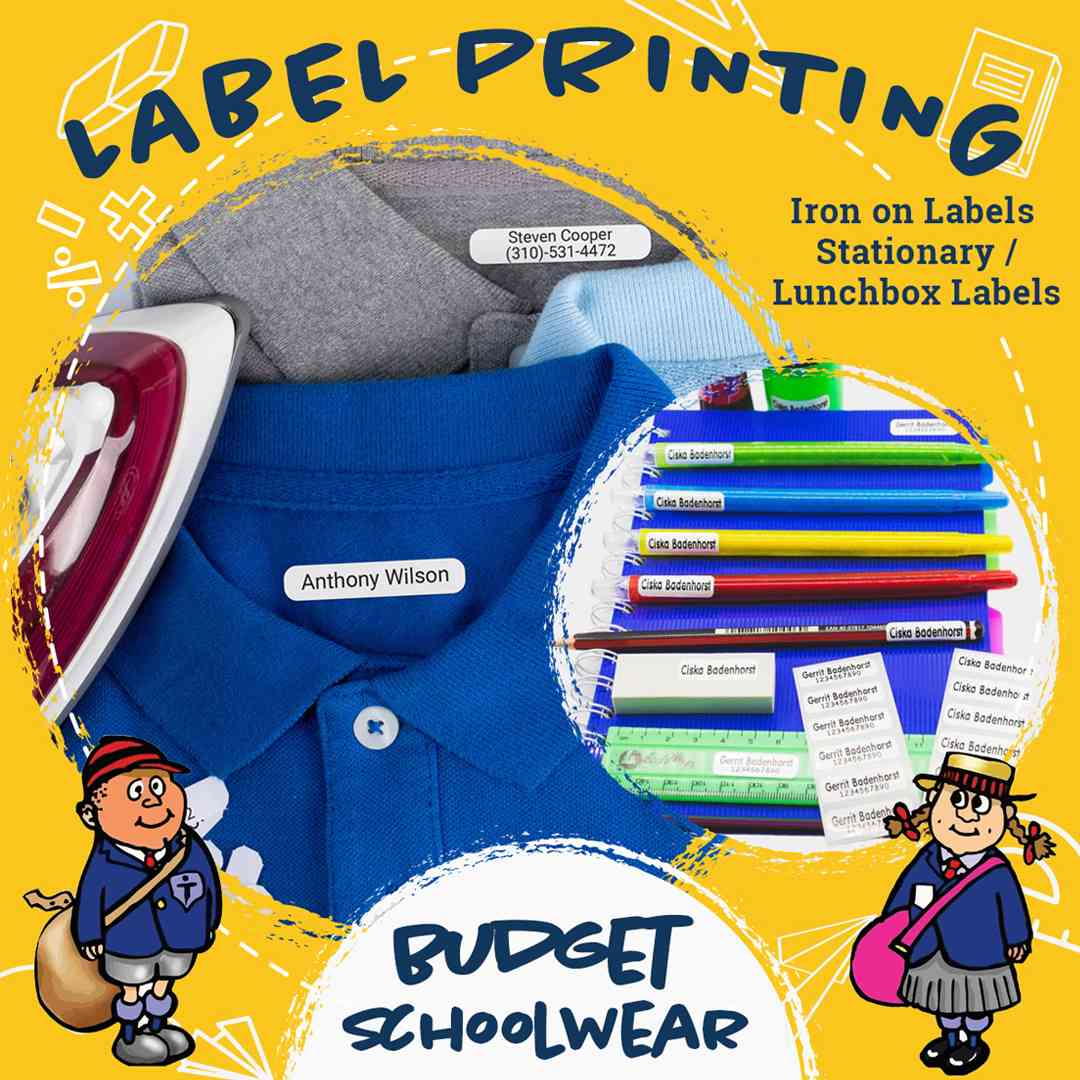 Budget - 📚 Get Ready for School with Budget Schoolware Label Printing ...