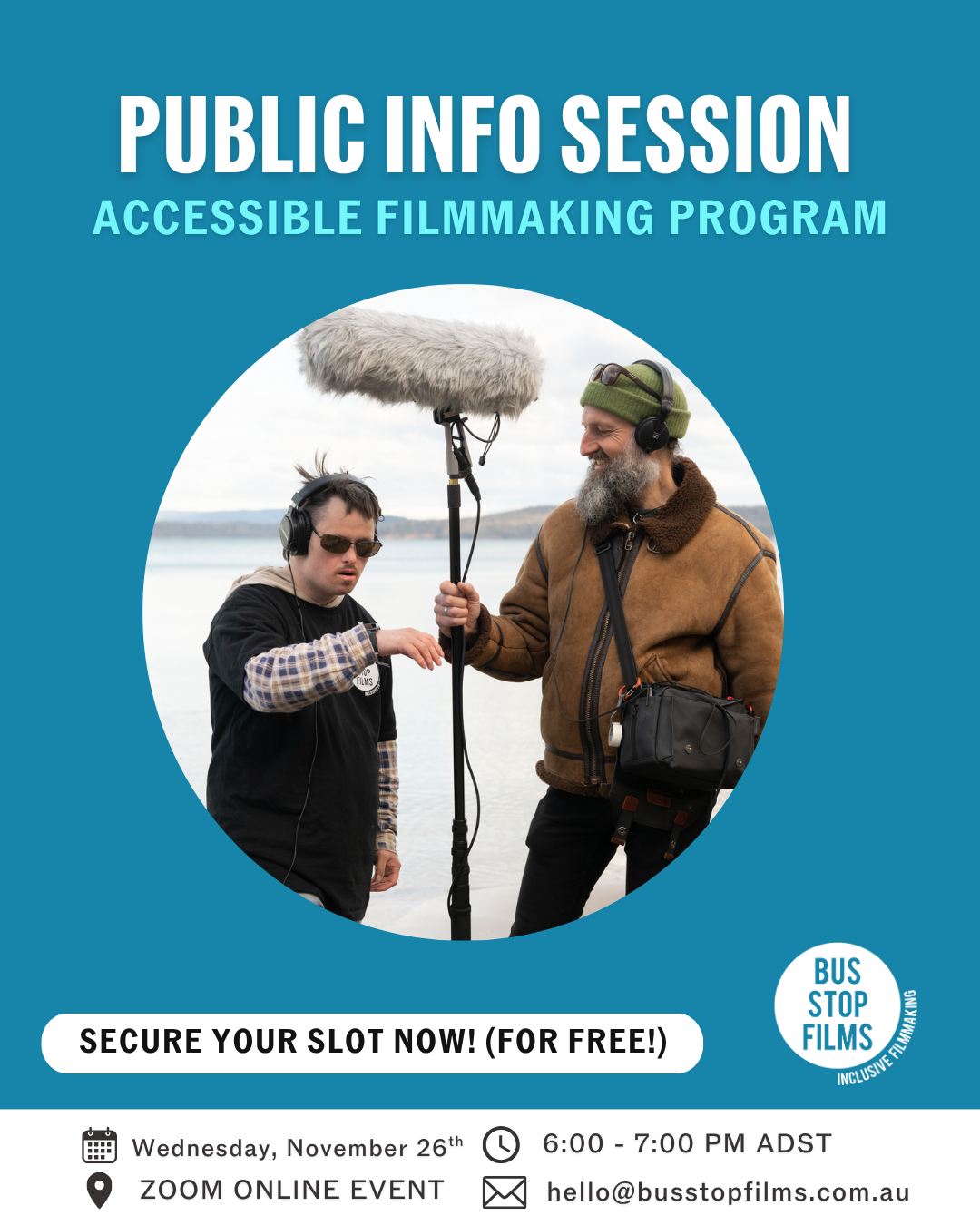 Bus Stop Films - 📣 Join our FREE ONLINE INFO SESSION:... | Facebook