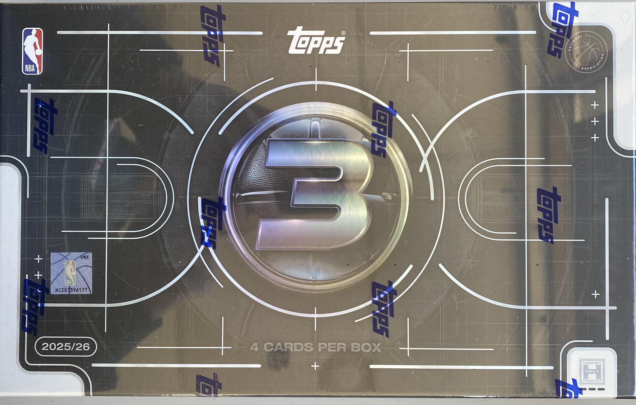 In today for tomorrow release 2025-26 Topps Three Basketball Hobby 