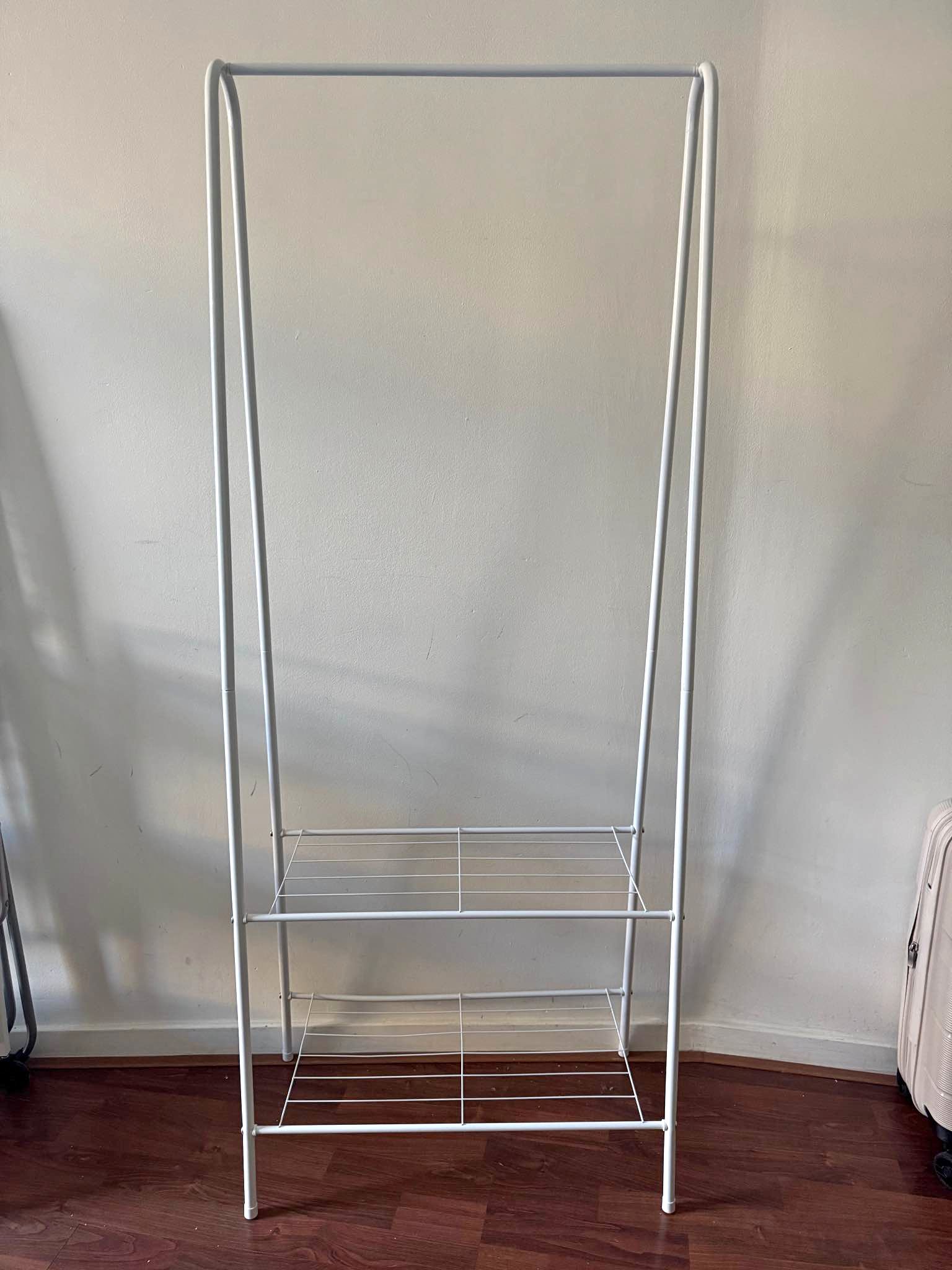 White clothes and shoes storage rack - Garment Racks - Amsterdam ...