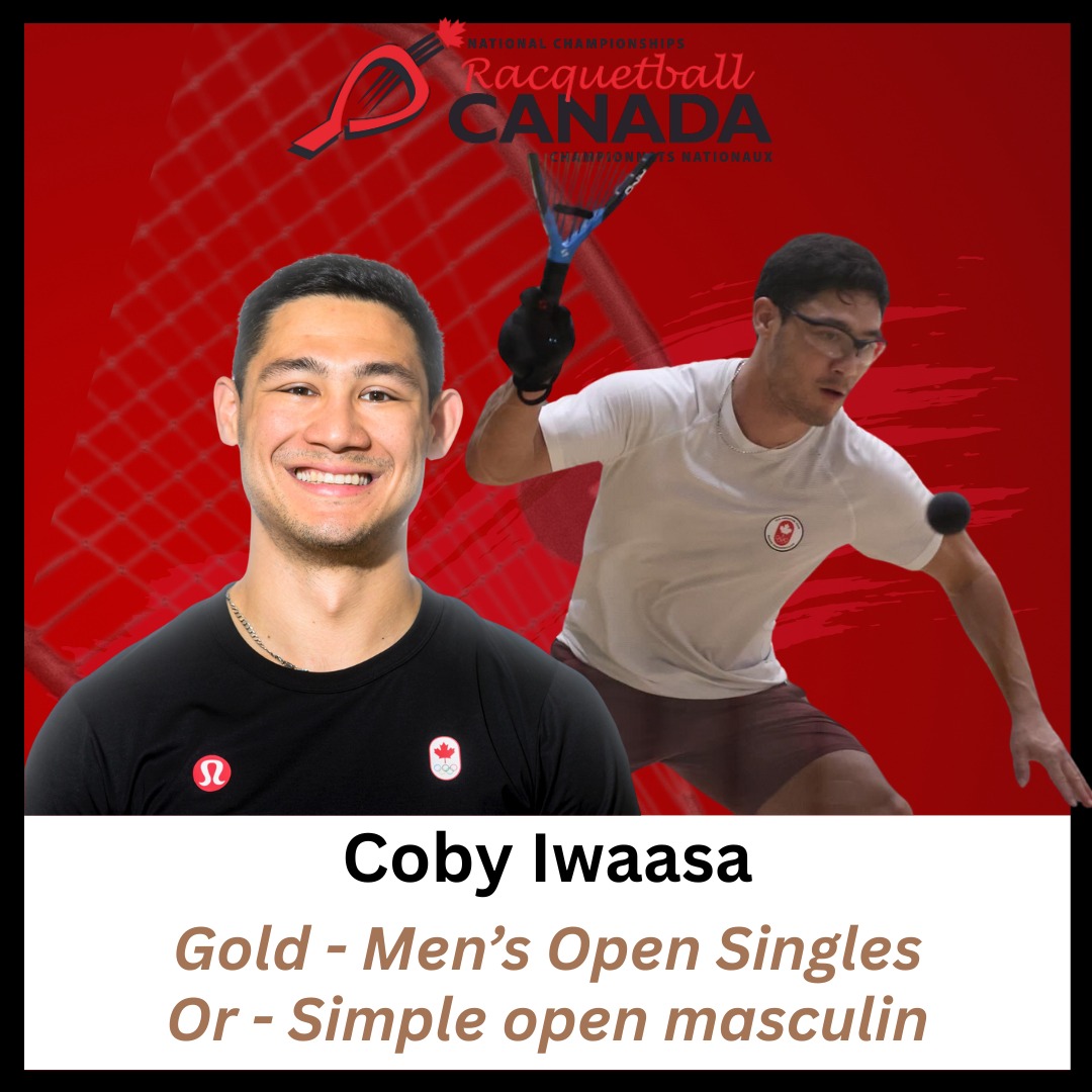 Racquetball - 🥇 Coby Iwaasa is back on top! After nearly a decade since ...