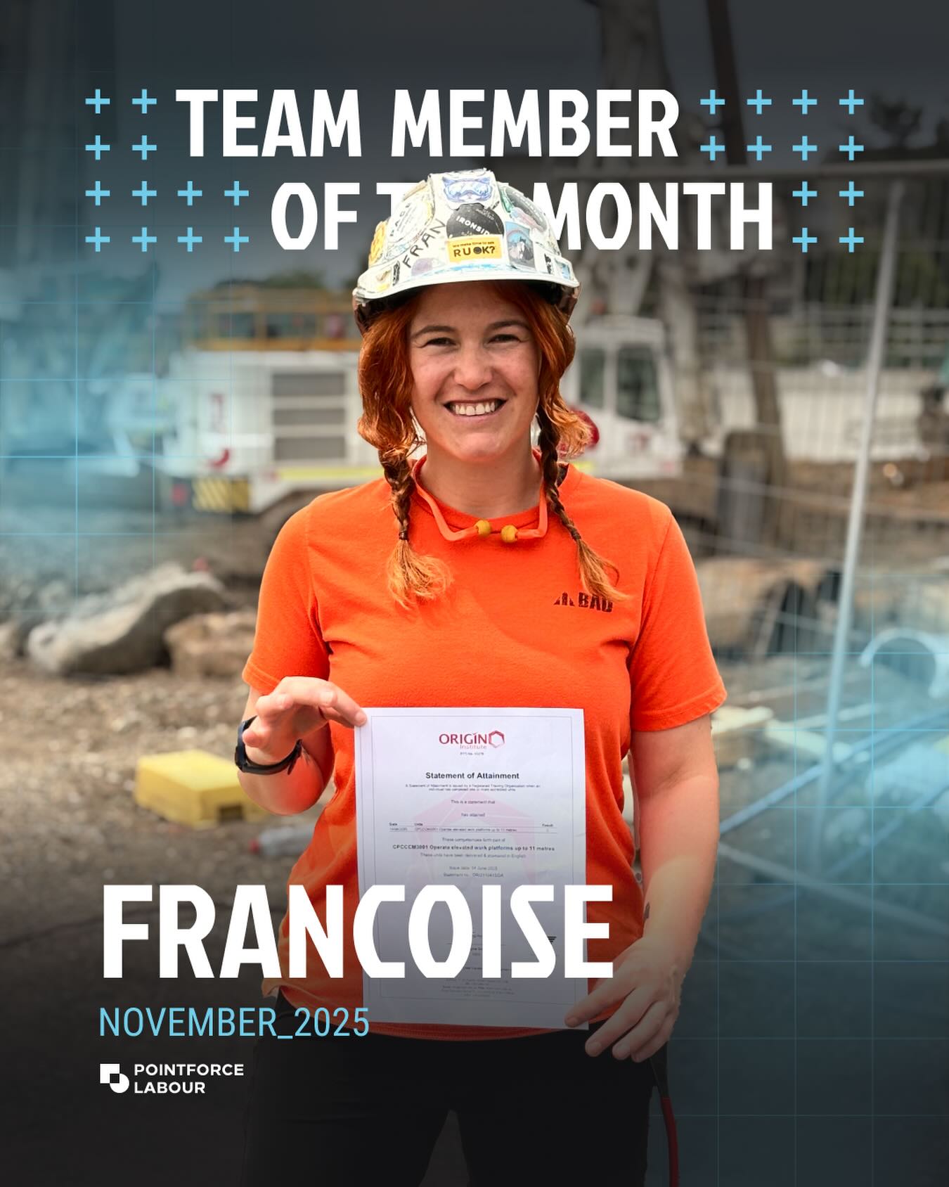 TEAM MEMBER OF THE MONTH : NOVEMBER... - Point Force Group | Facebook