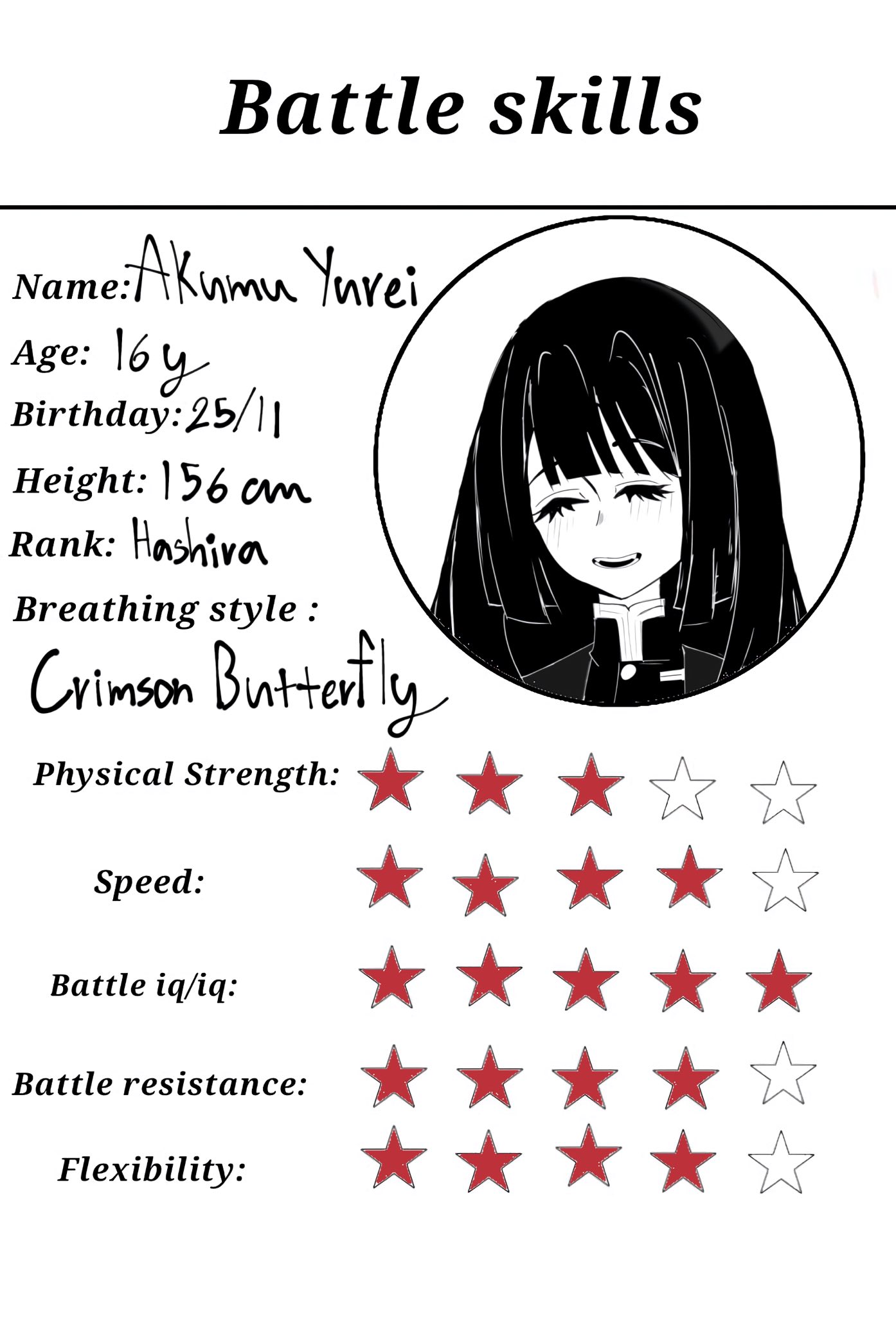 Hi this is my oc her name is Akumu Yurei
