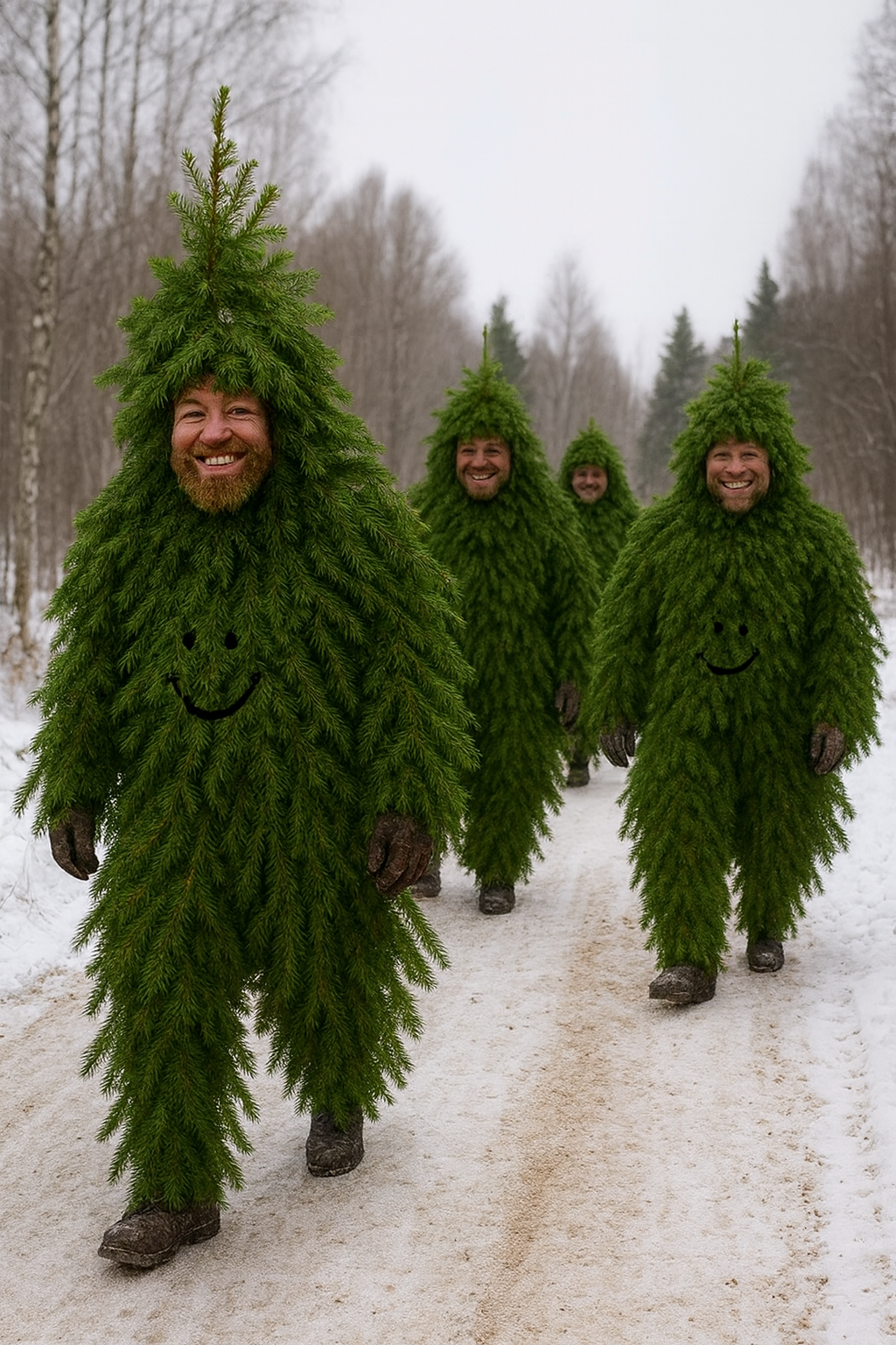 Walter Sposkoski Knotty Pine Christmas Shop & Trees | Townville PA