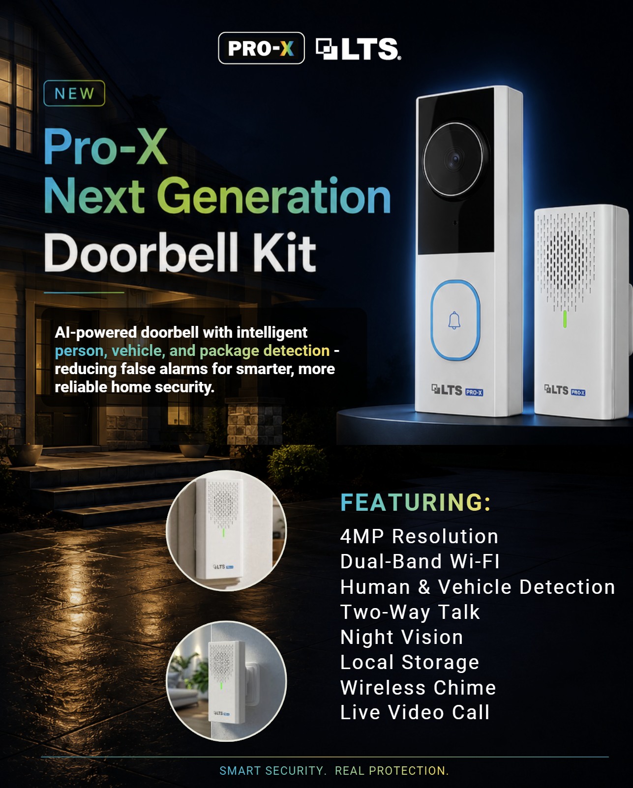 Pro-X Next Generation Doorbell Kit for smarter security