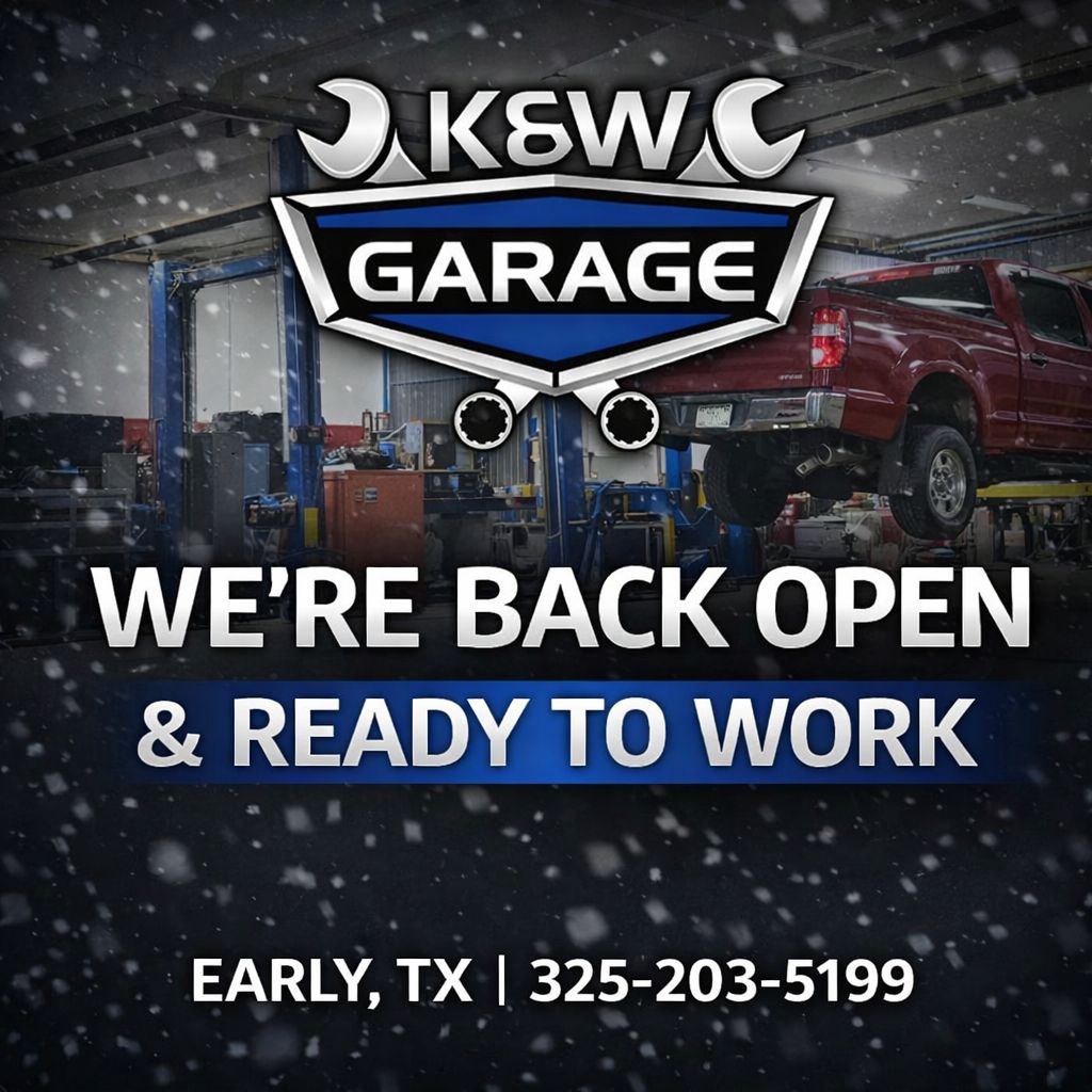 K & W Garage - 🔧 BACK OPEN & BACK TO WORK 🔧 The weather’s... | Facebook