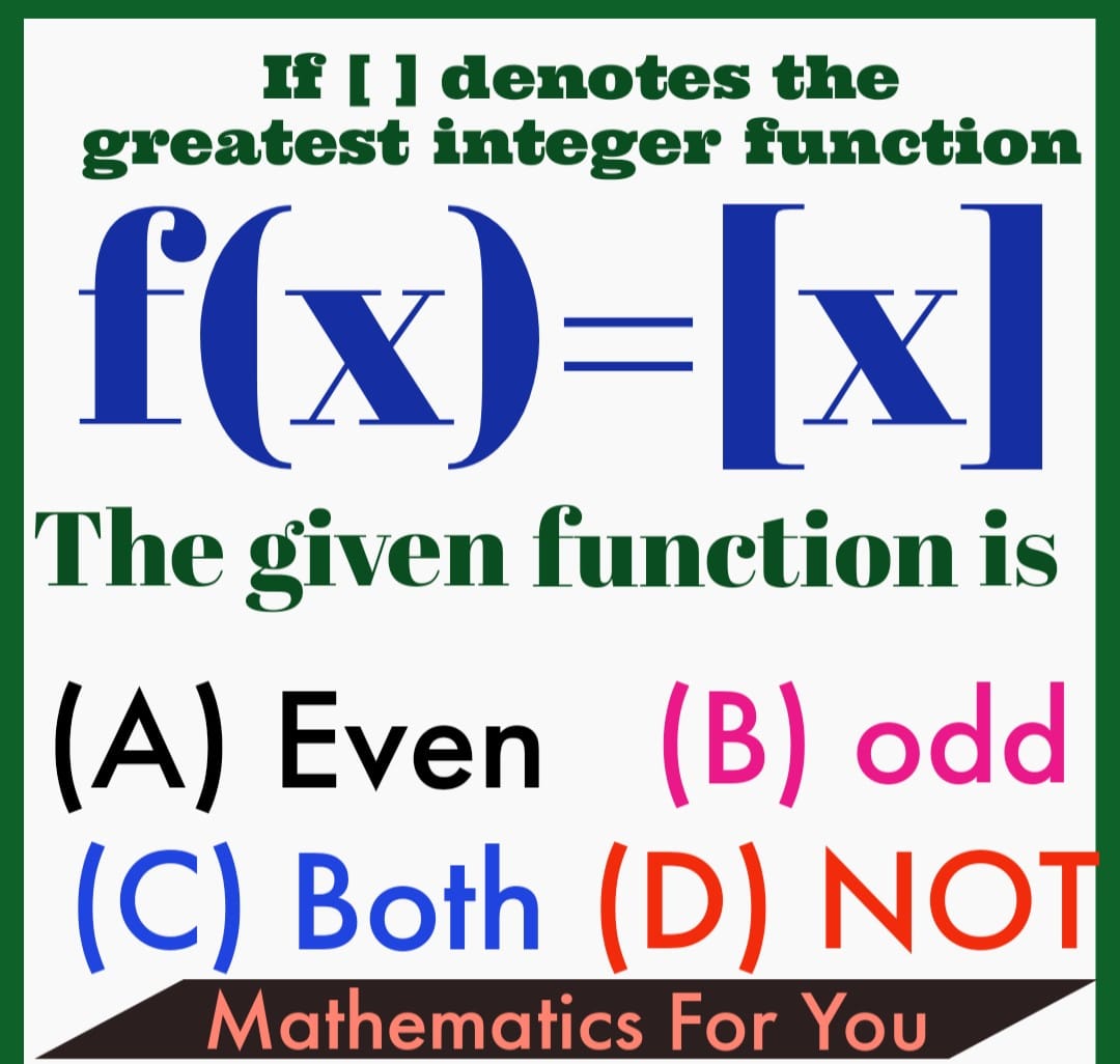 Mathematics For You