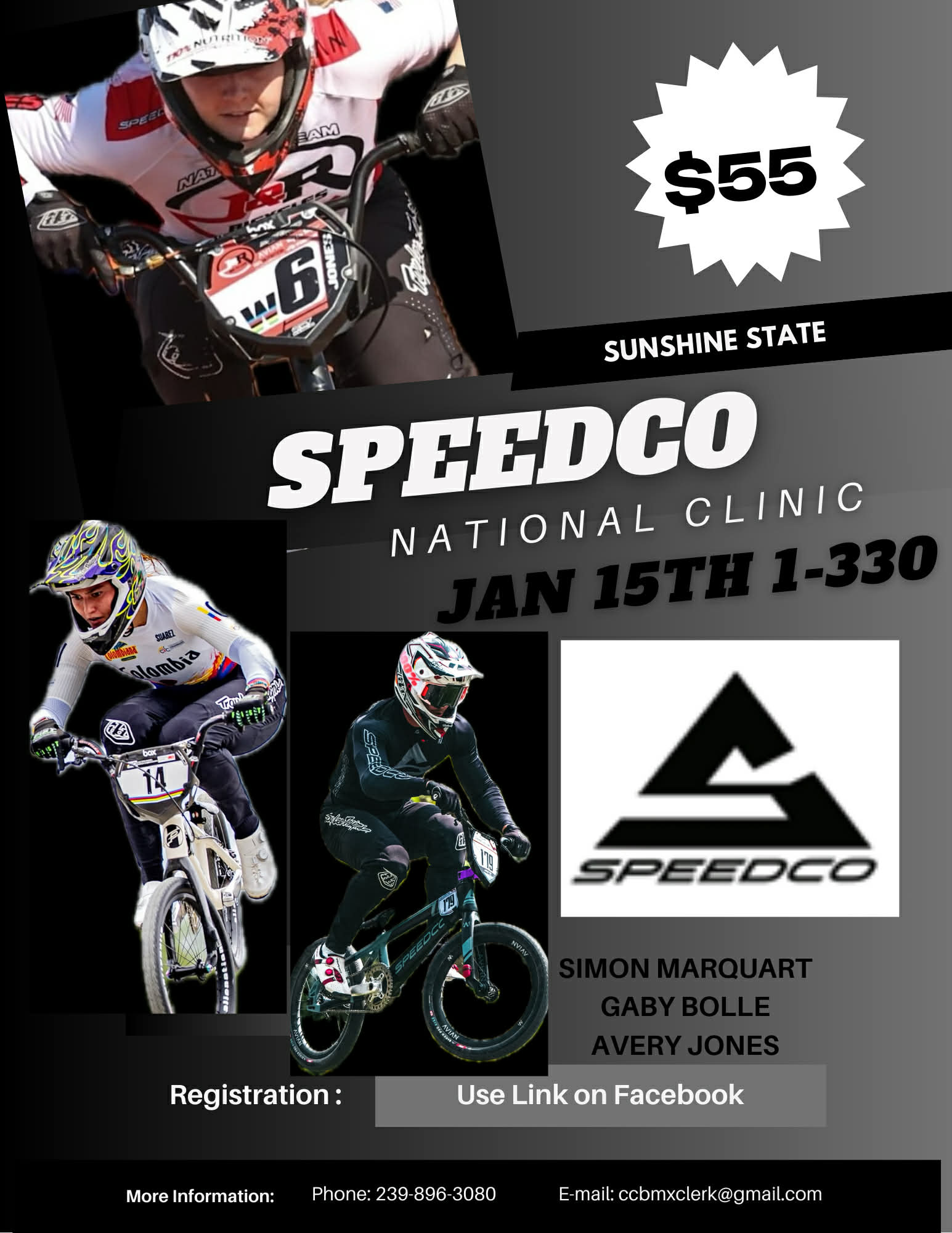 CapeCoral - 🔥 SpeedCo National Clinic at Cape Coral BMX! We’re proud to ...
