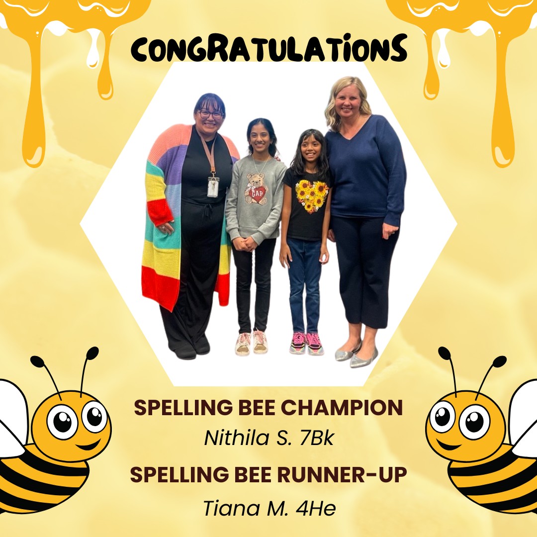 BASIS - Congratulations to our Spelling Bee Champion, Nithila S. from ...