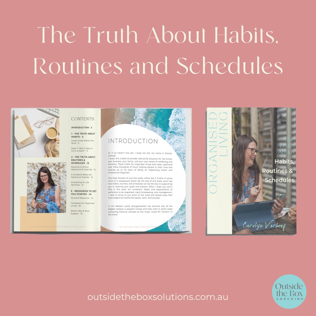 Outside - The Truth About Habits, Routines and Schedules If habits ...
