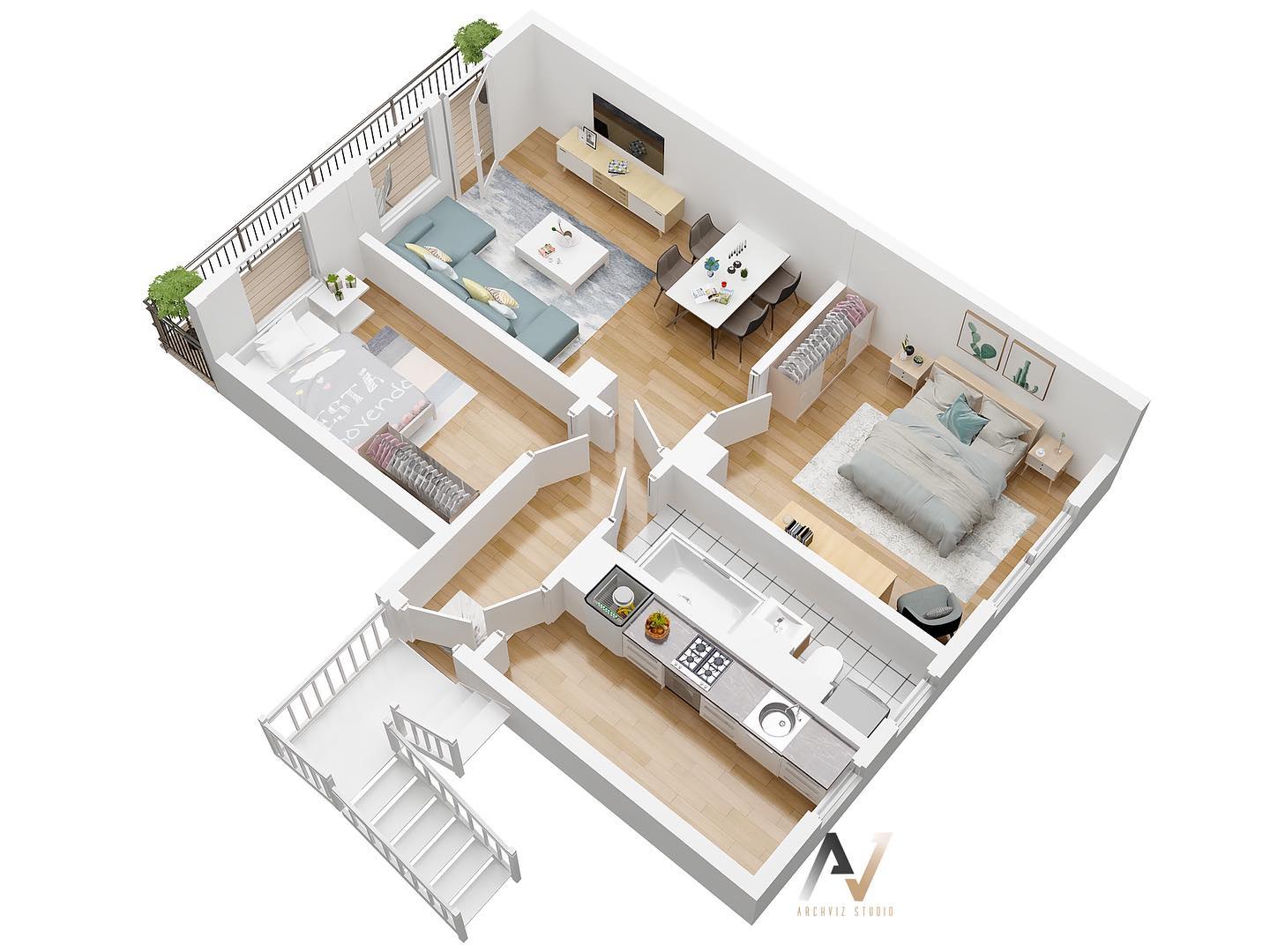 Archvizstudio3D - The 3D floor plan Contact us for 2D&3D... | Facebook