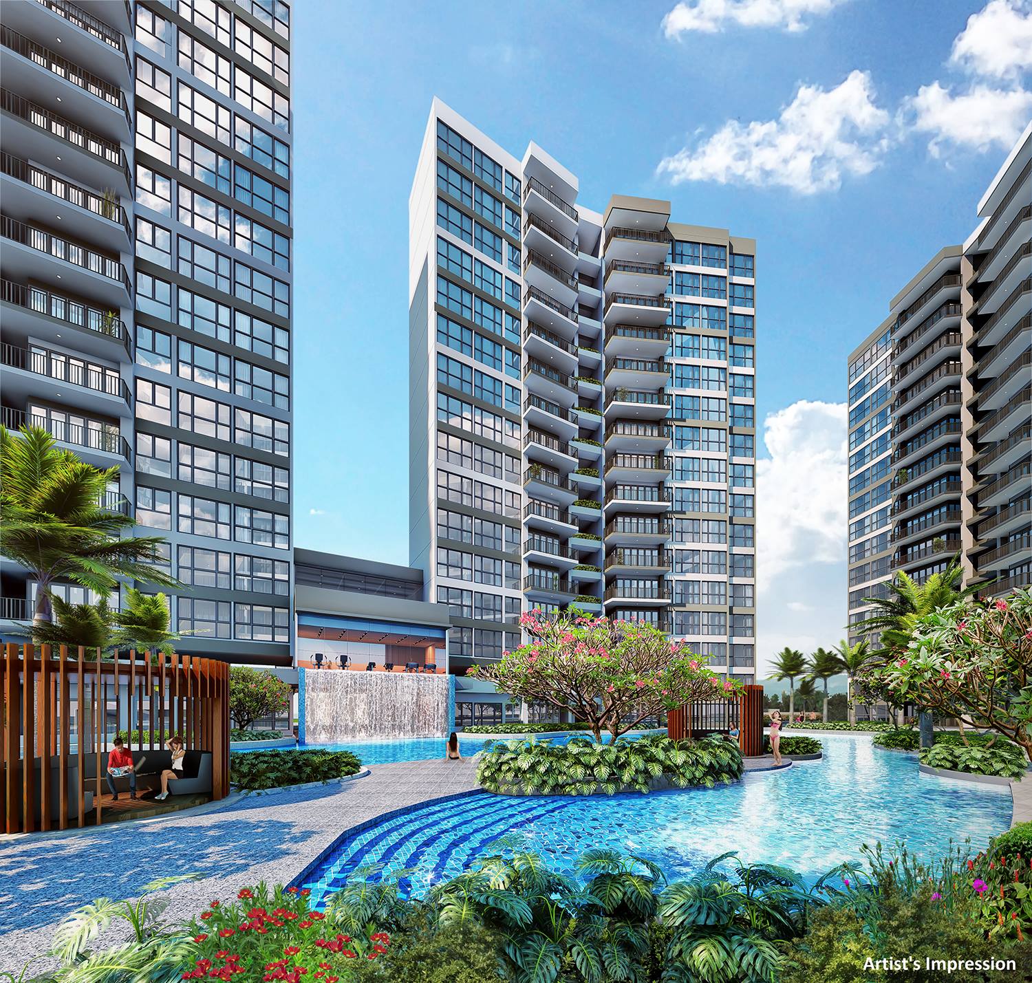 Executive Condominium Singapore - Twin Fountains A Luxurious Executive ...