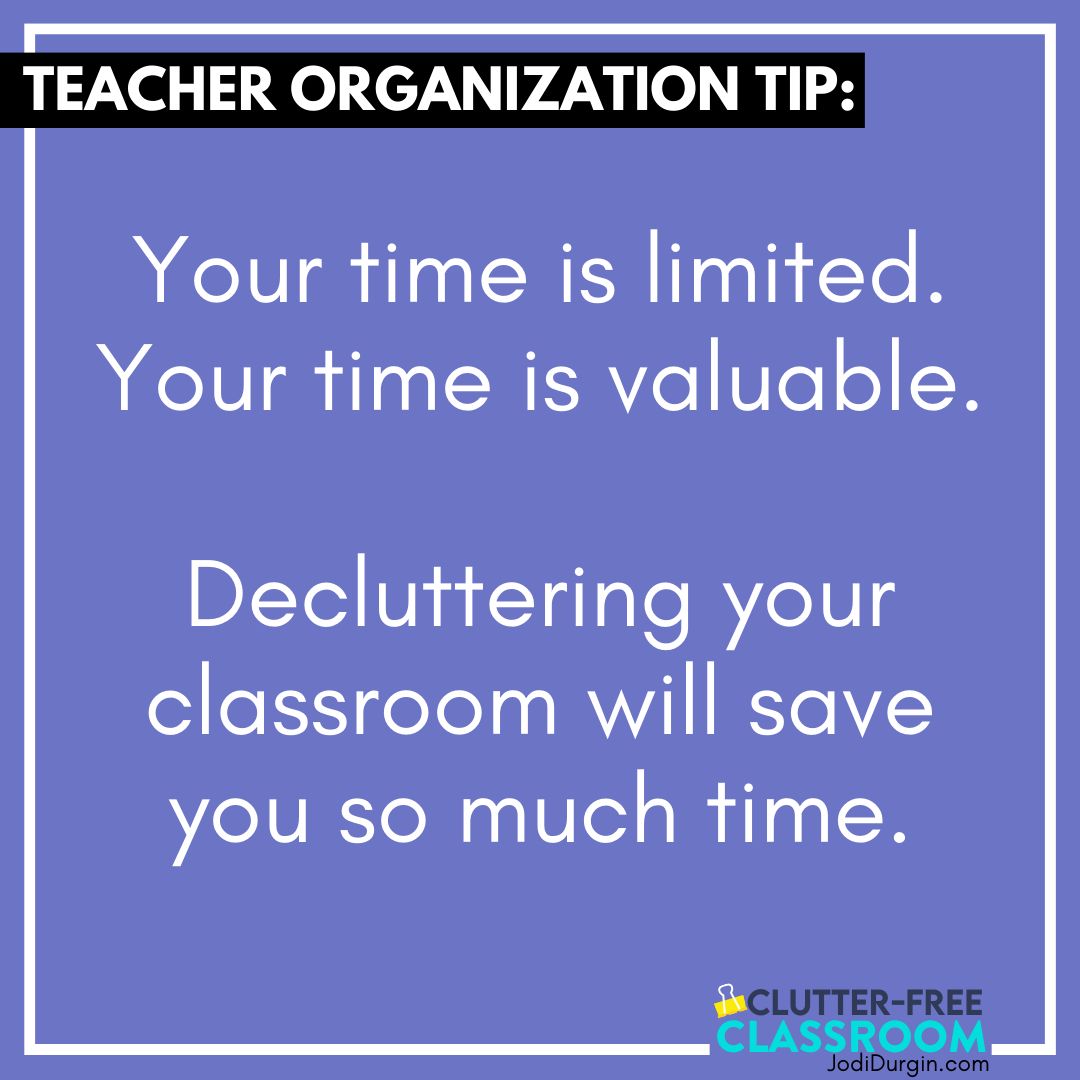 Clutter-Free Classroom