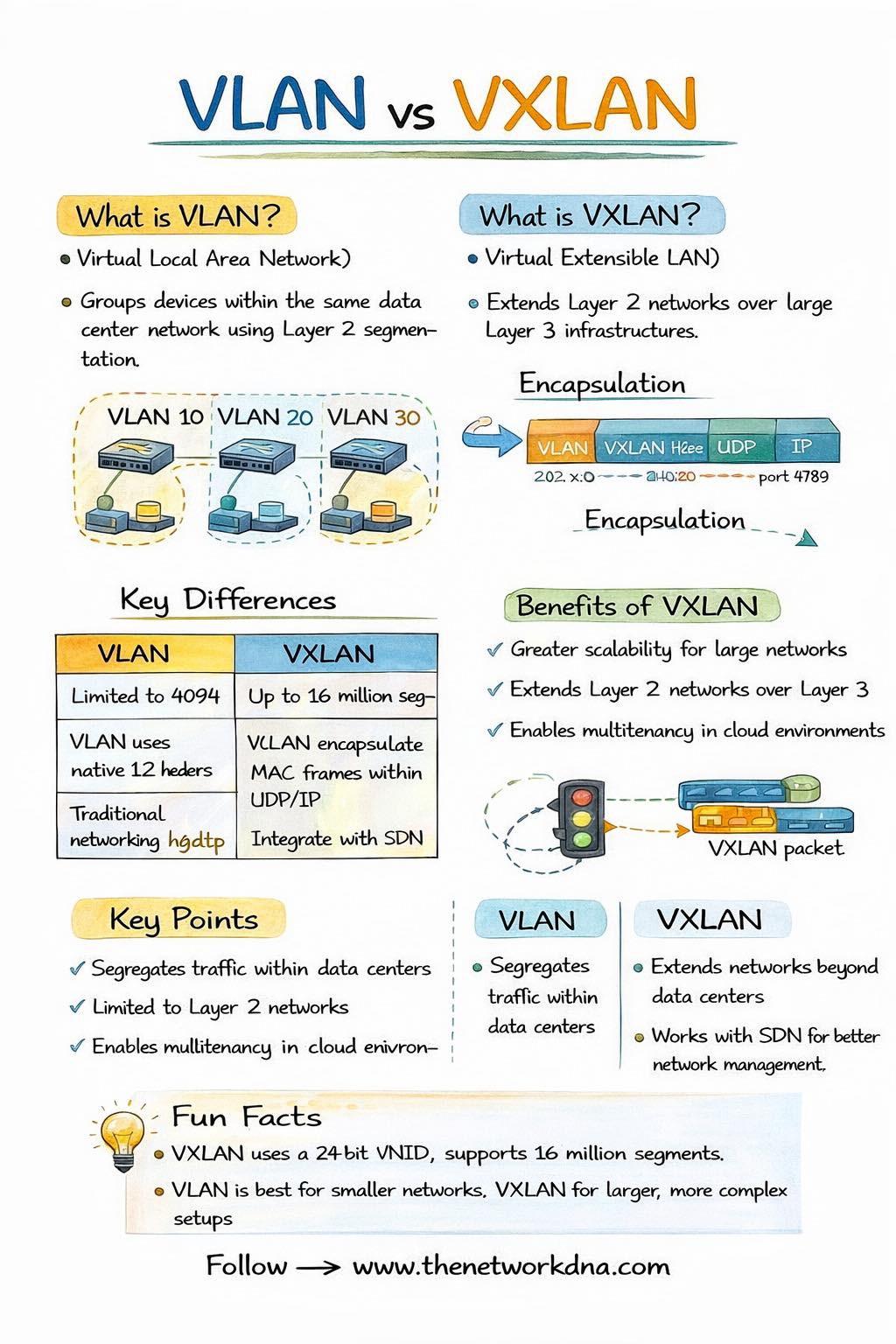 Network Administrator & Computer Administrator | 🌐 VLAN vs VXLAN ...