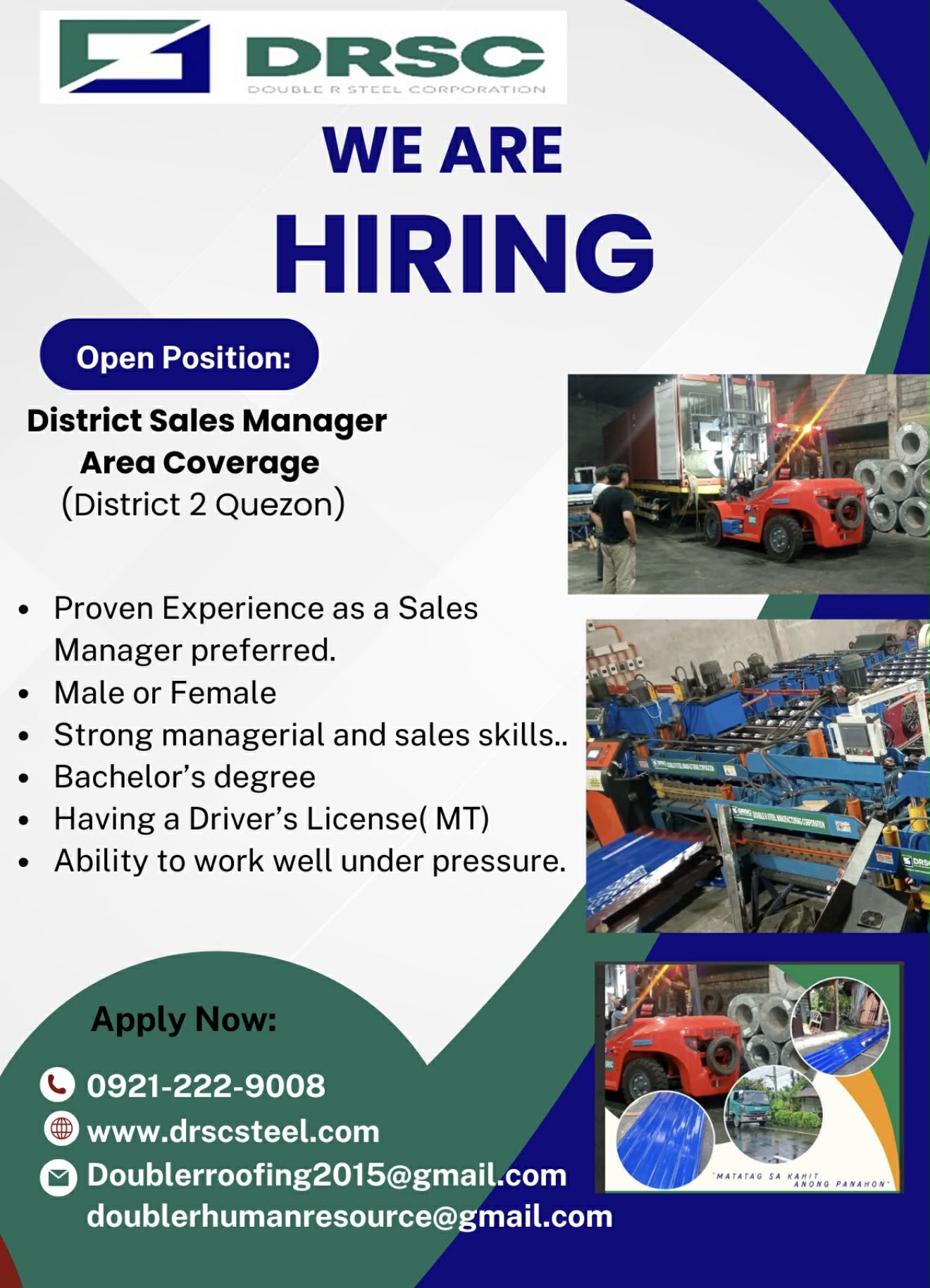 Double R Steel Manufacturing Corporation | Daet