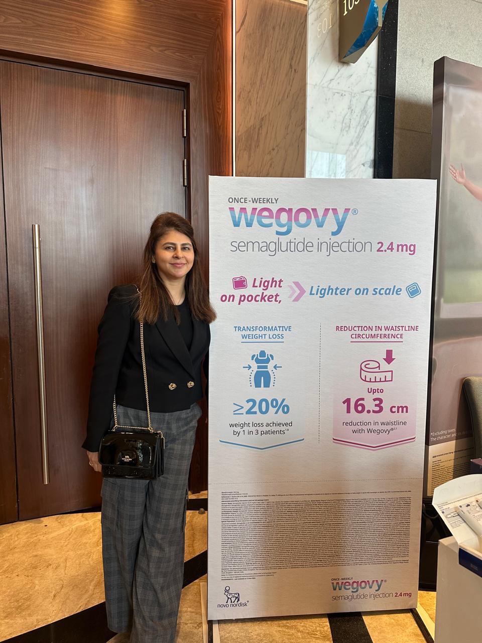It was an honour to speak at the event organised by NOVO for the launch of Wegovy in India. Sharing my experience treating PCOS patients struggling with obesity, this truly feels like
