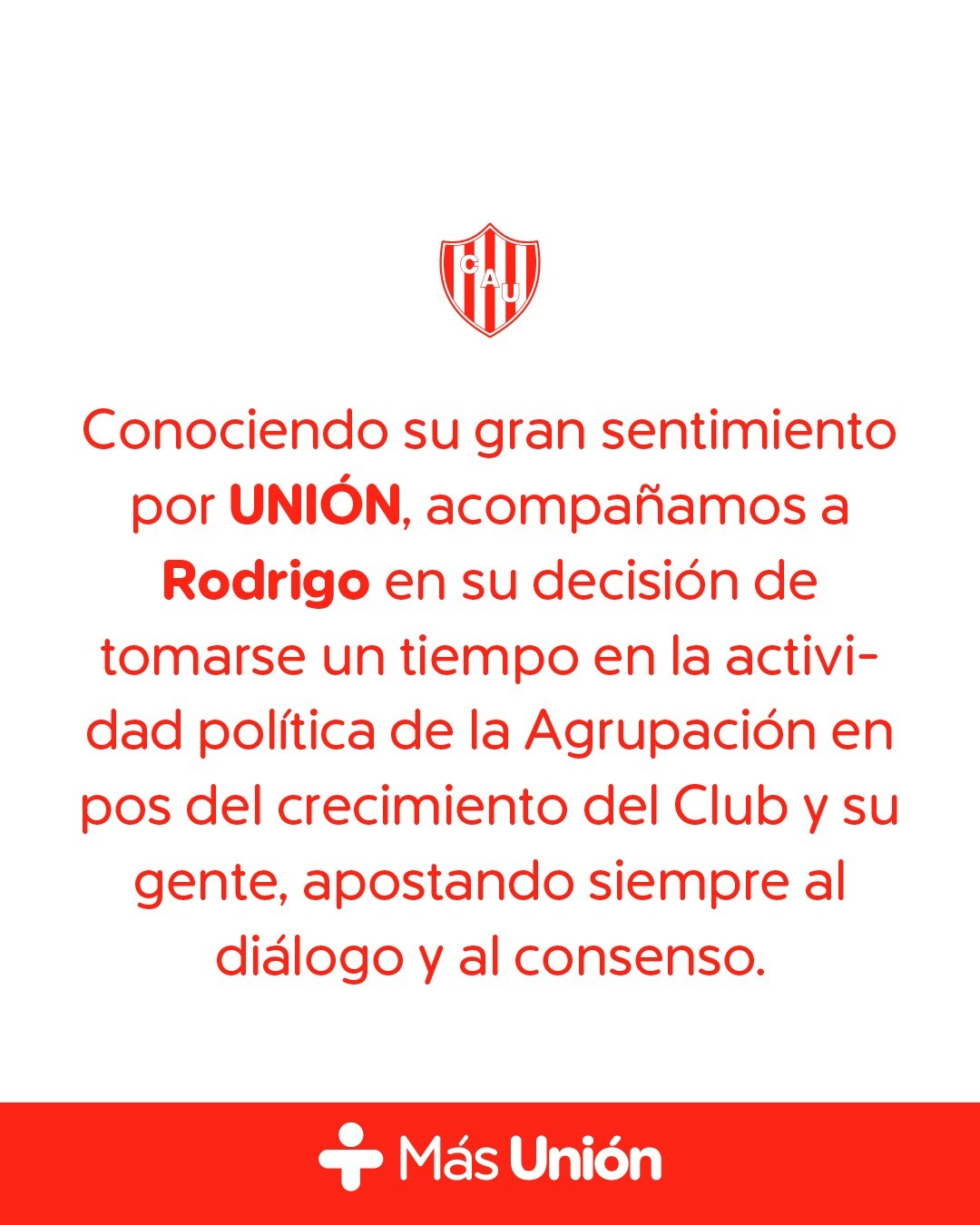 Más Unión - Más Unión added a new photo — at Club Atlético...