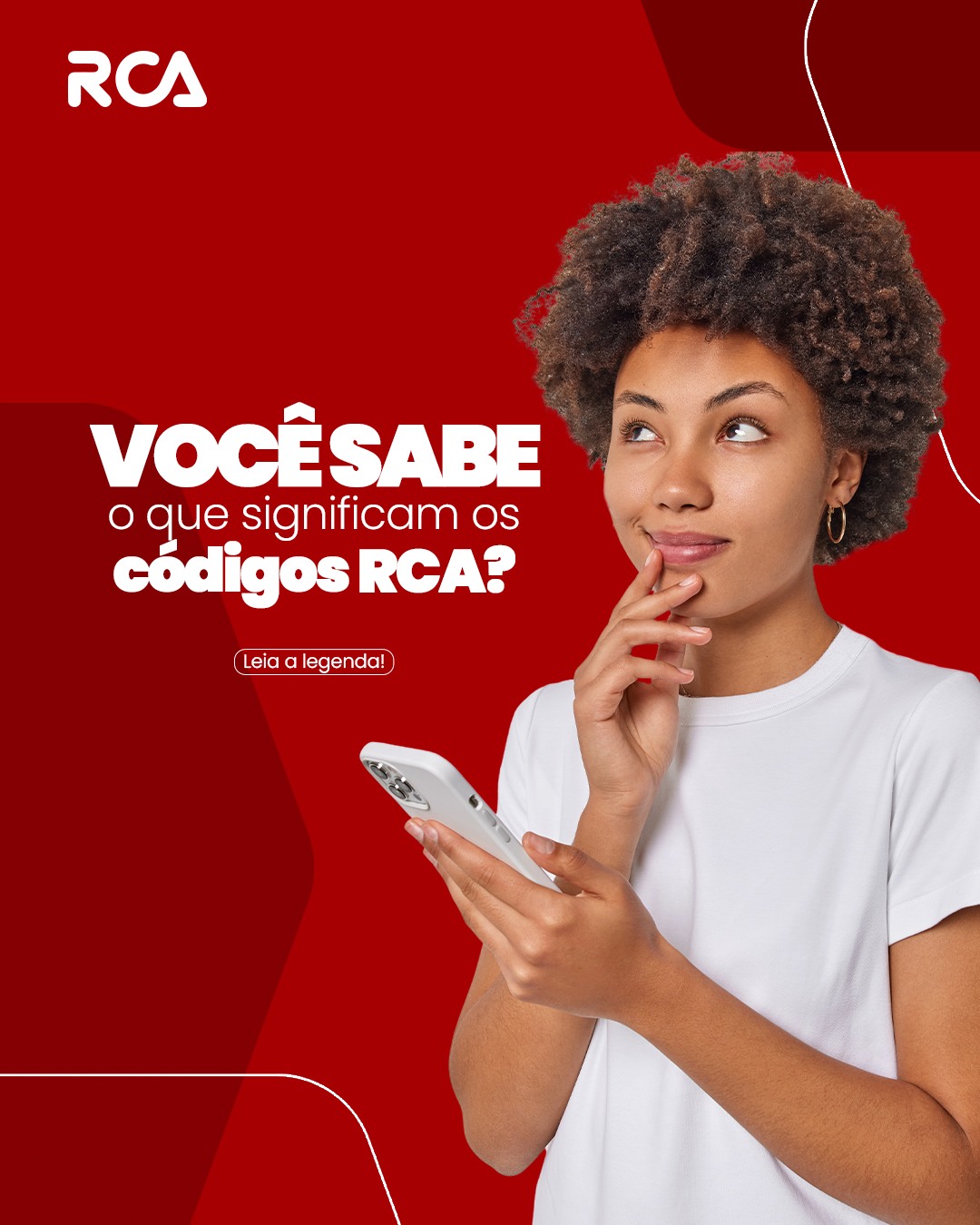 Chaves - 🔎 Os códigos RCA (G, J, L, D, S) são o jeito mais rápido e ...