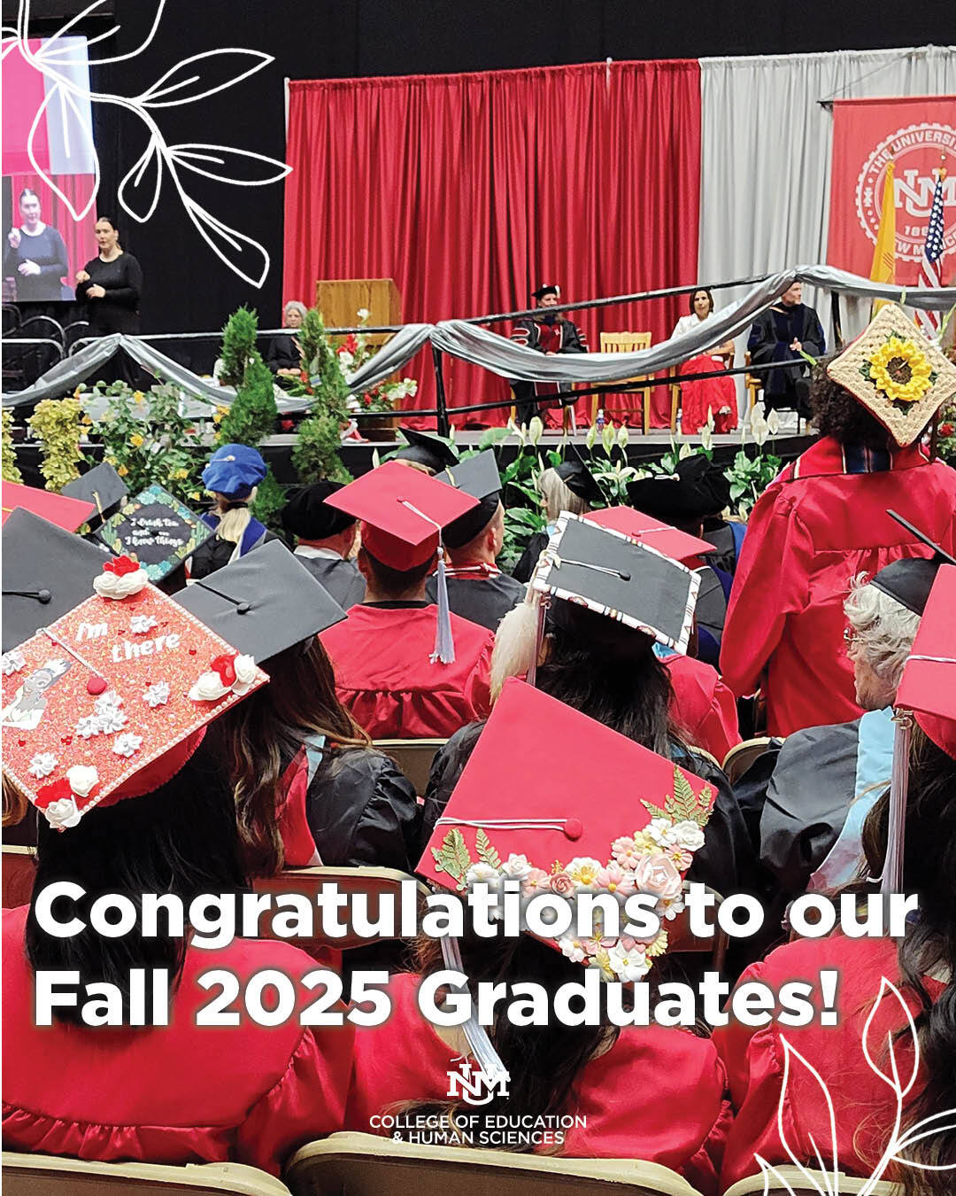 UNM - CELEBRATING FALL 2025 COMMENCEMENT - The caps are tossed and the ...