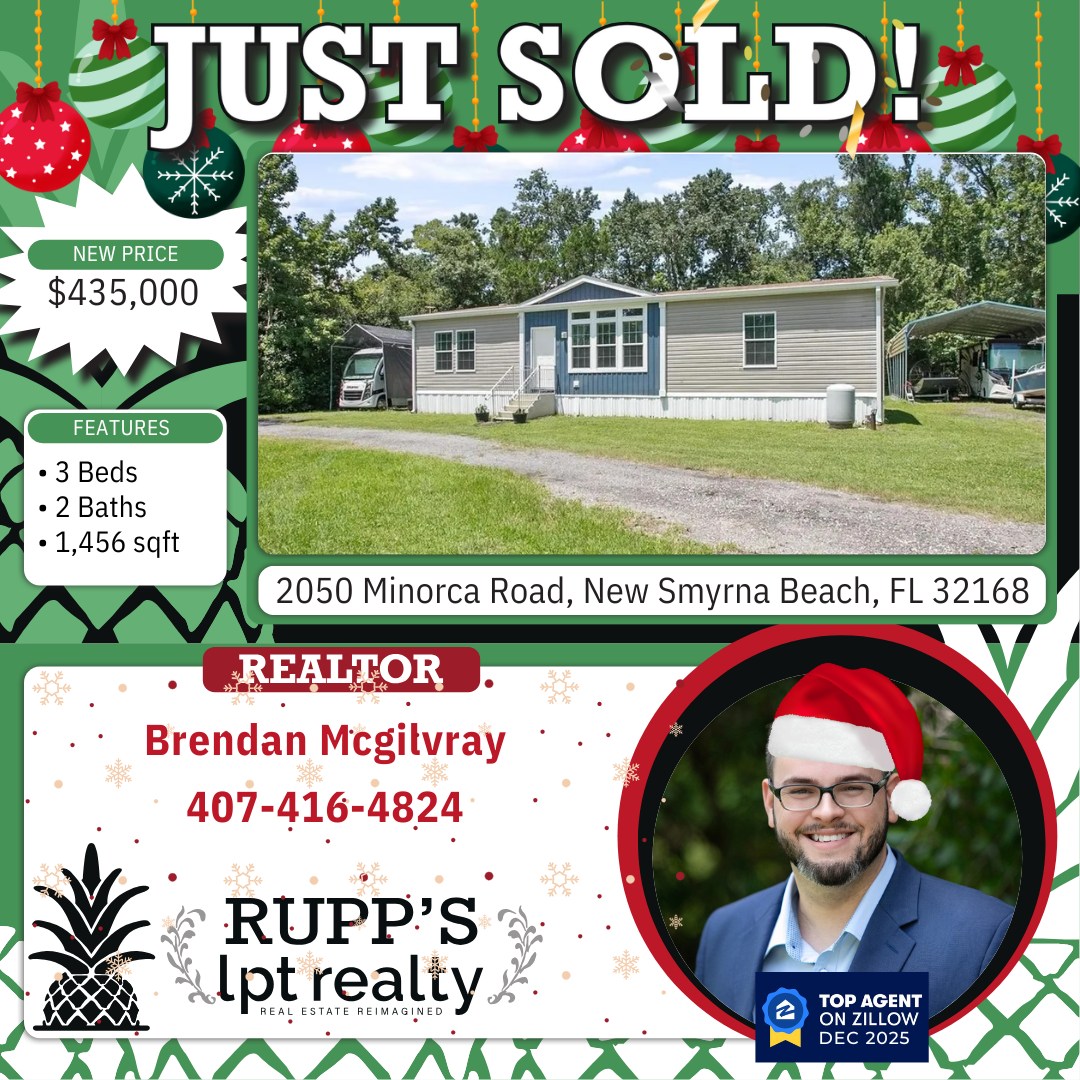 🏡 JUST SOLD in New Smyrna Beach! 🎉... - RUPP’s - lpt Realty | Facebook