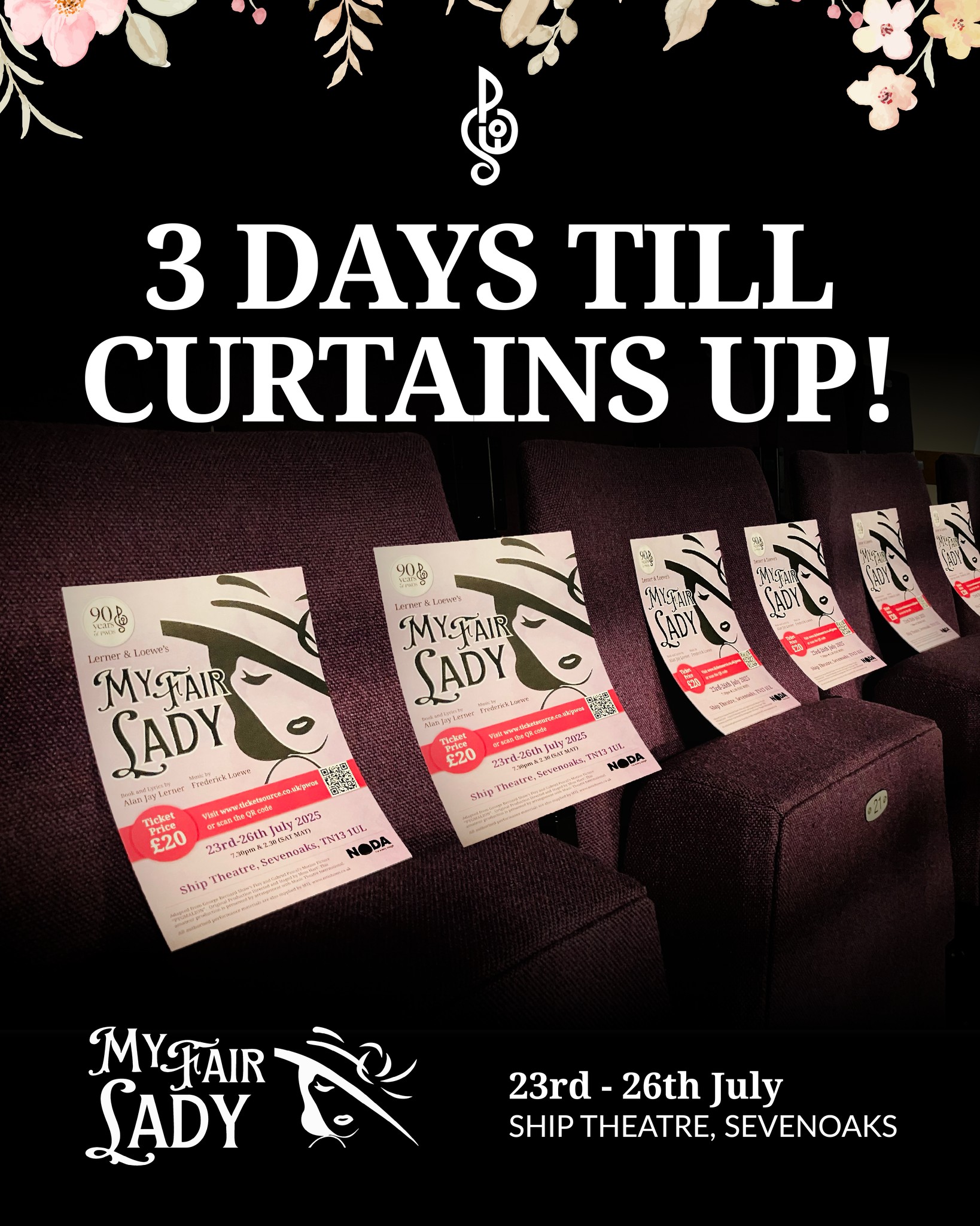 PWOS - 🌟 Just 3 days to go! 🌟 The wait is nearly over — My Fair Lady ...