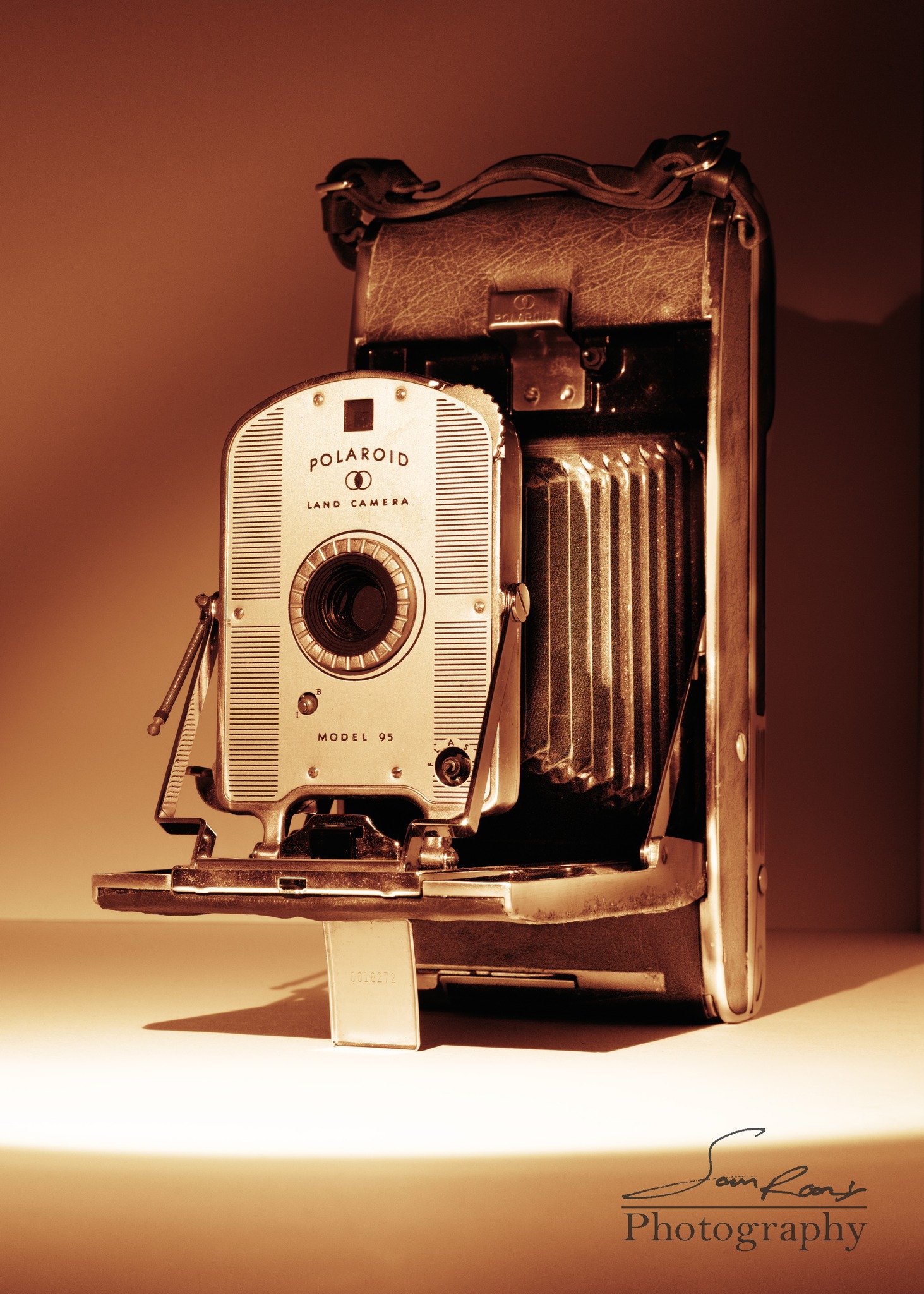 Polaroid 195 professional camera features
