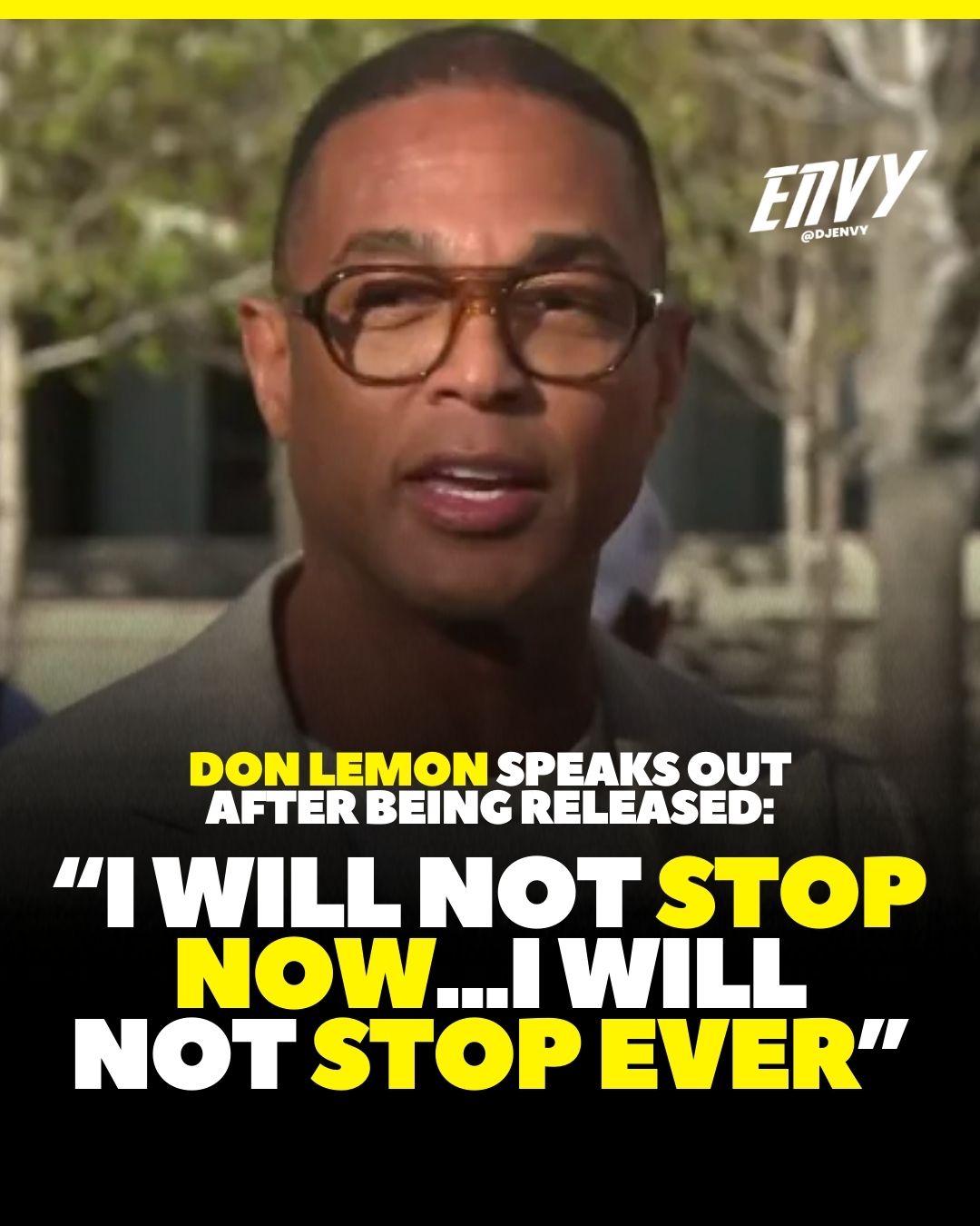 DJ ENVY - 💥 Don Lemon spoke to reporters after his... | Facebook