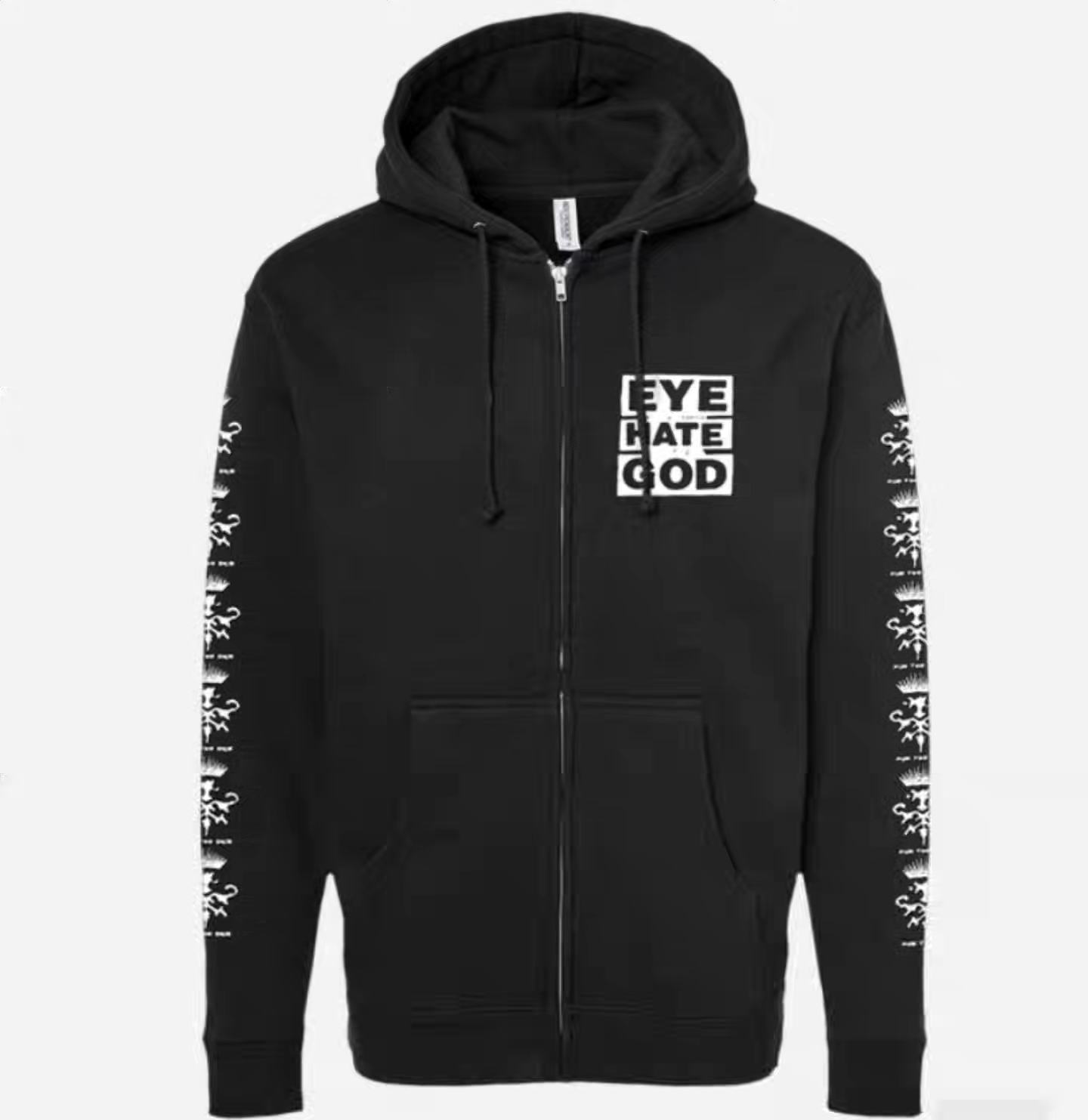 RIOT SCARS Death Logo Zip Hoodie