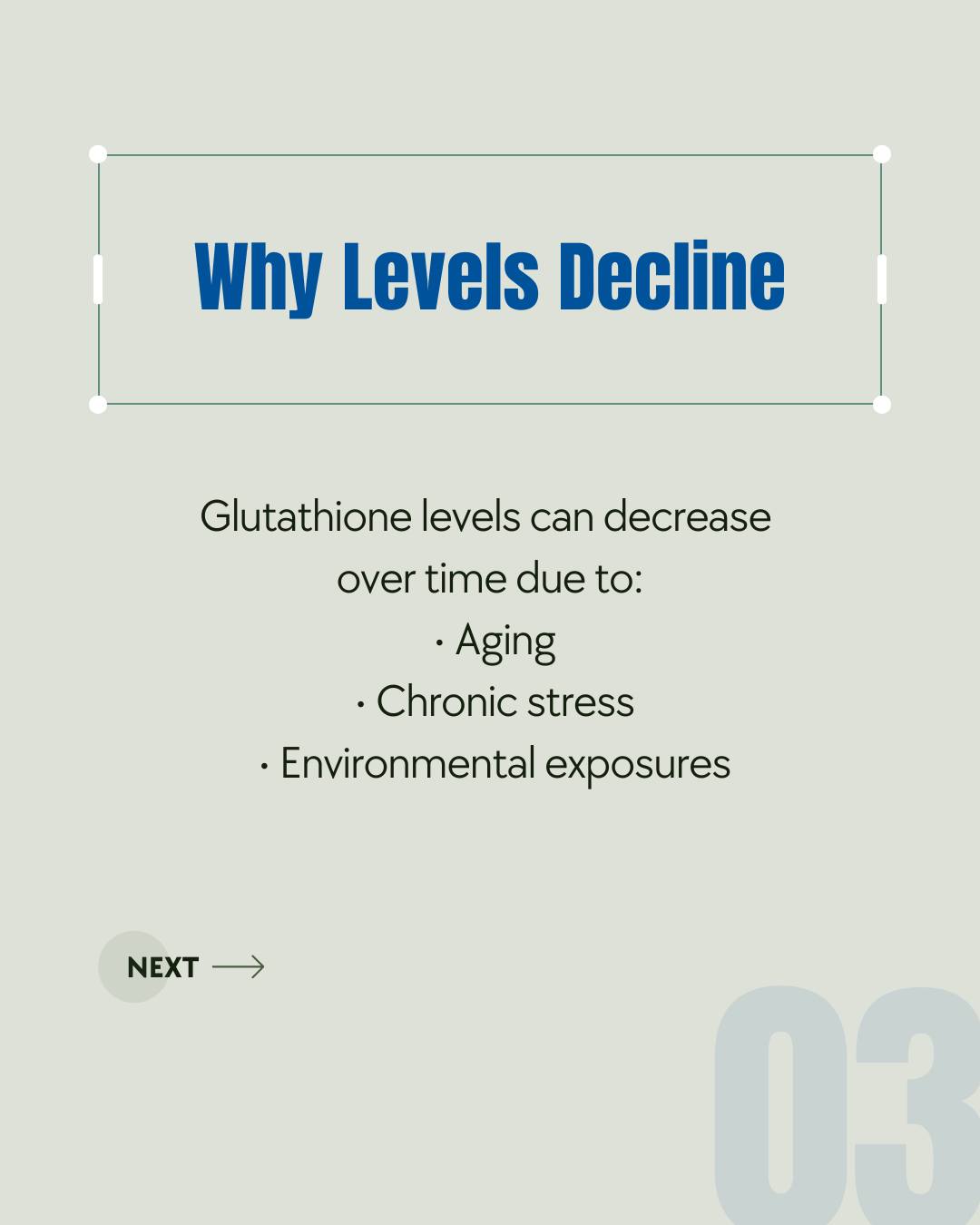 Understanding glutathione—your body's master antioxidant ✨ Naturally produced in the body, glutathione plays a key role in protecting cells from oxidative stress while supporting essential functions like DNA repair and overall cellular