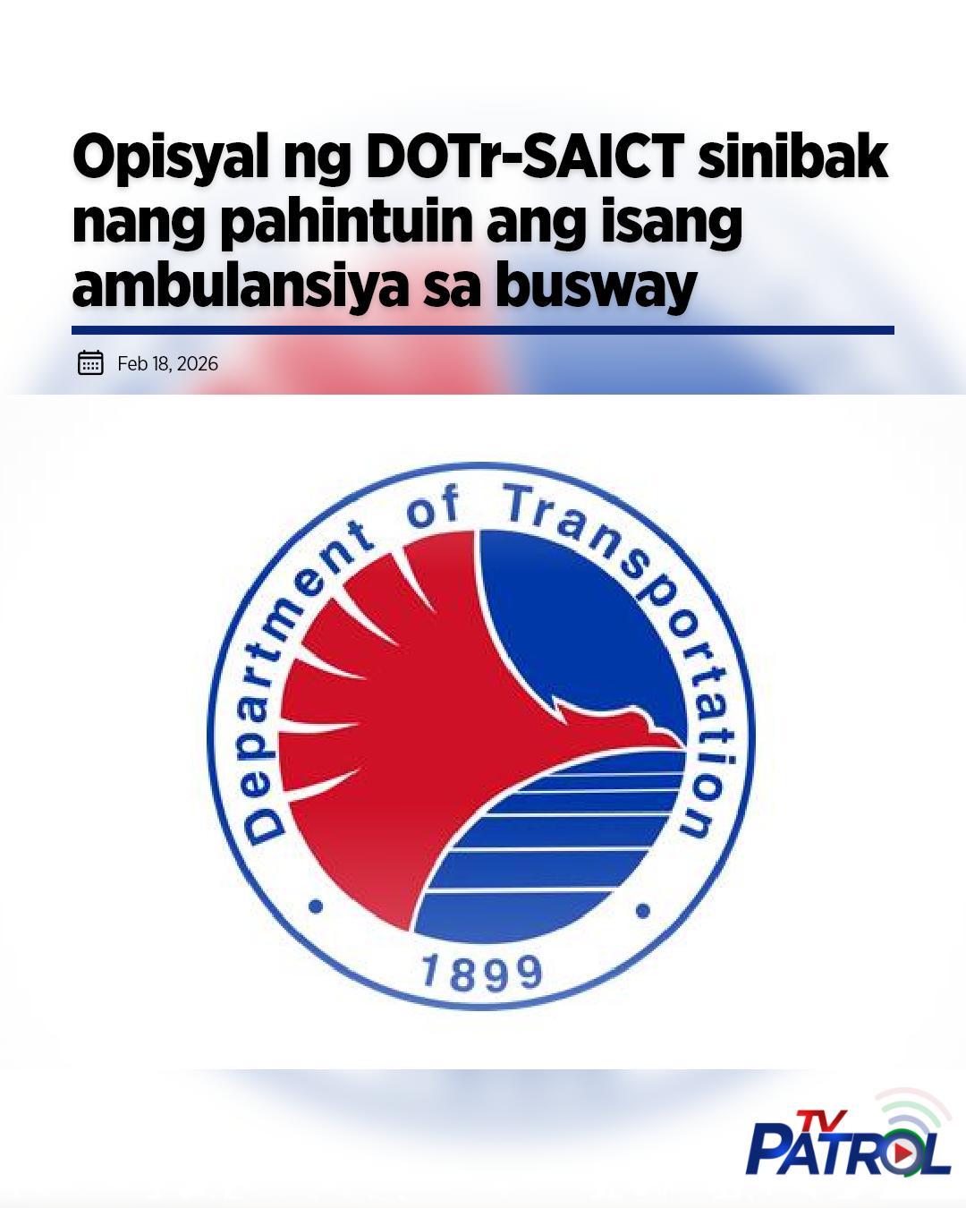 ABS-CBN News - Sinibak sa puwesto ng Department of... | Facebook