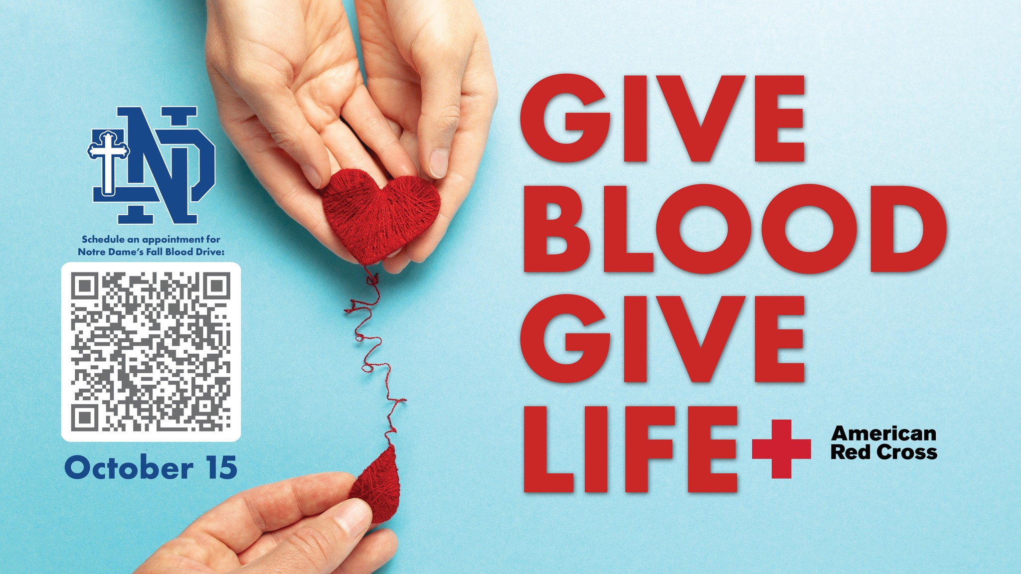 Notre - Help save a life! The Notre Dame National Honor Society is ...
