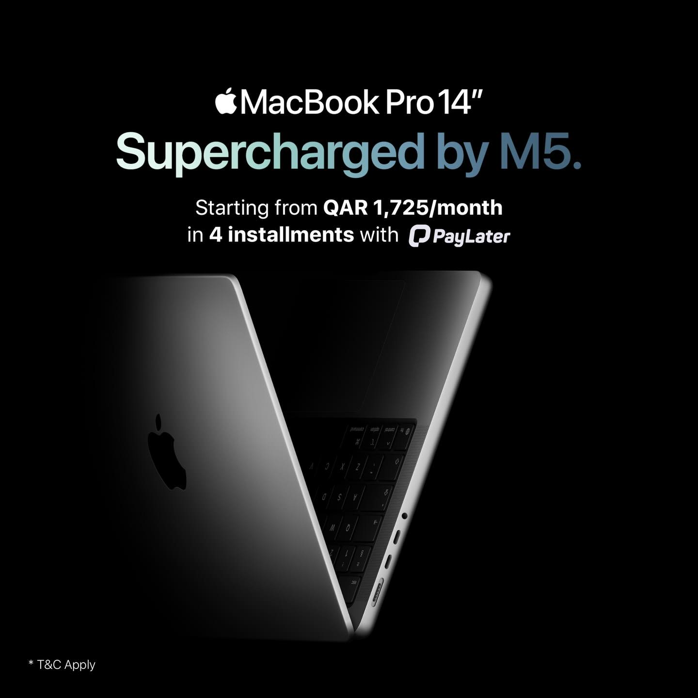 The new MacBook Pro 14”, supercharged by the revolutionary M5 chip 
