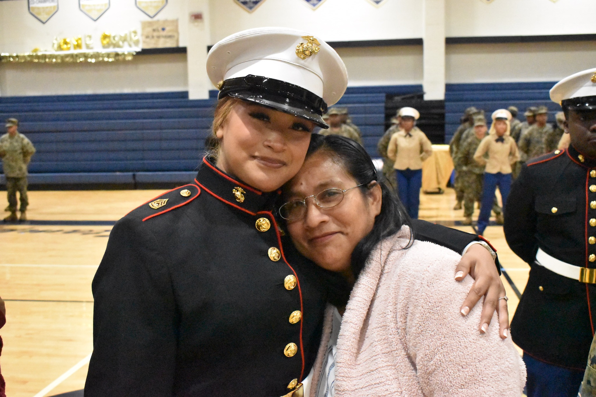 colonel paul c lips jrotc W. Bryant High School promotion ceremony Tri-Fortify Flavor:Orange