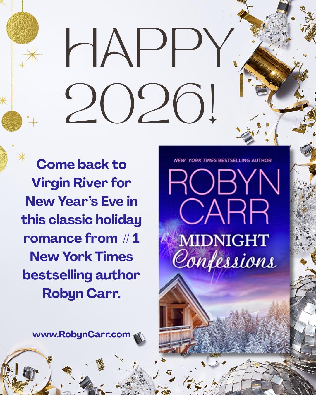 Robyn Carr - In Virgin River, holiday kisses don’t end... | Facebook