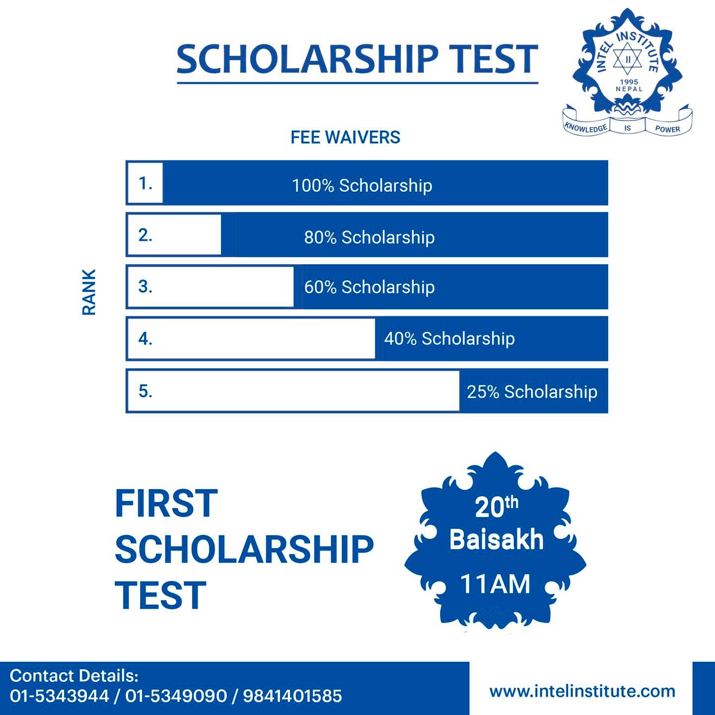 Intel Institute - First Scholarship Test for INTEL Bridge... | Facebook