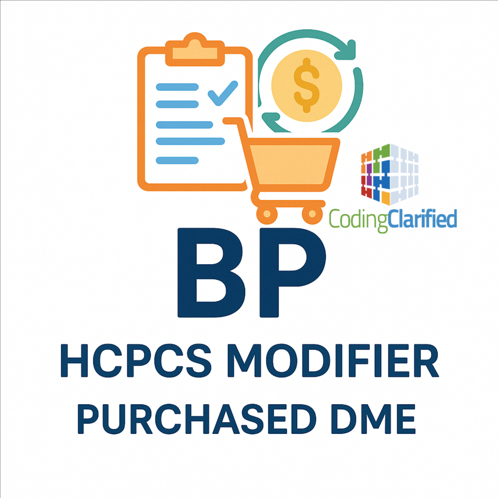 HCPCS modifier BP is used in medical... - Coding Clarified | Facebook