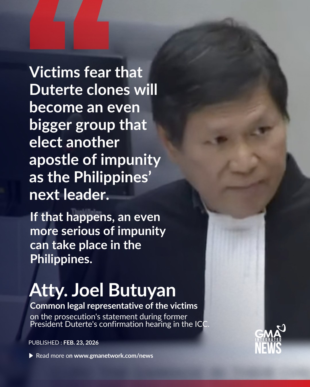 GMA News - 'VICTIMS FEAR THAT DUTERTE CLONES WILL BECOME... | Facebook