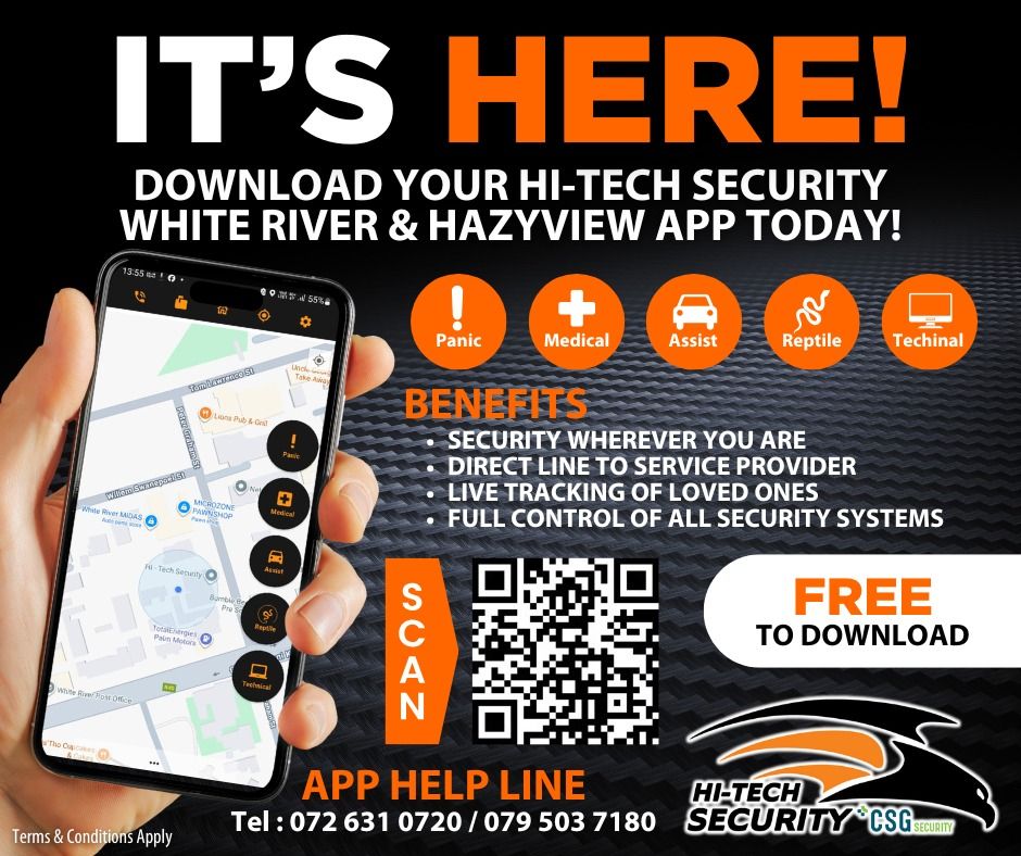 Hi-Tech - IT’S HERE! Download your Hi-Tech Security White River ...