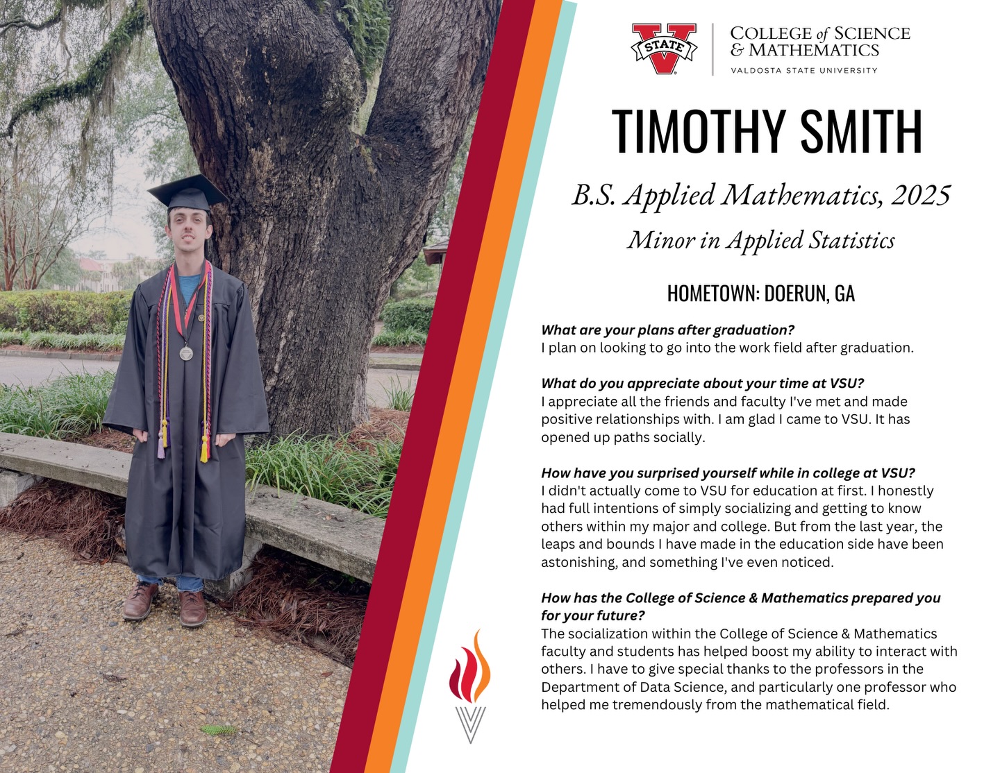 College - Our first graduate to highlight is Timothy Smith! He ...