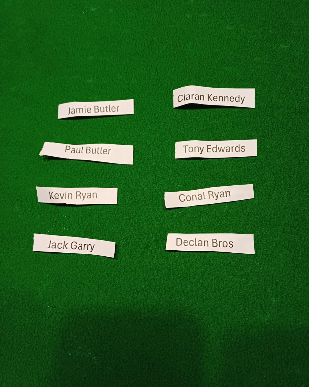 The Four Elms - This is the Quarter Final draw for the... | Facebook