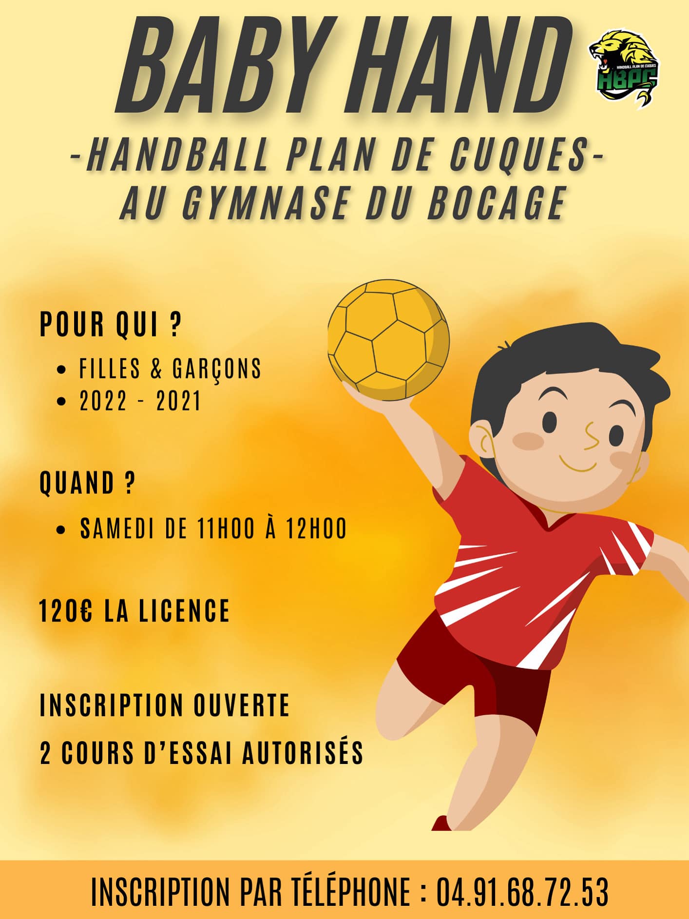 Hbpc - 🥳 Le Baby Hand est de retour au HBPC ! 🥳 Votre enfant adore ...