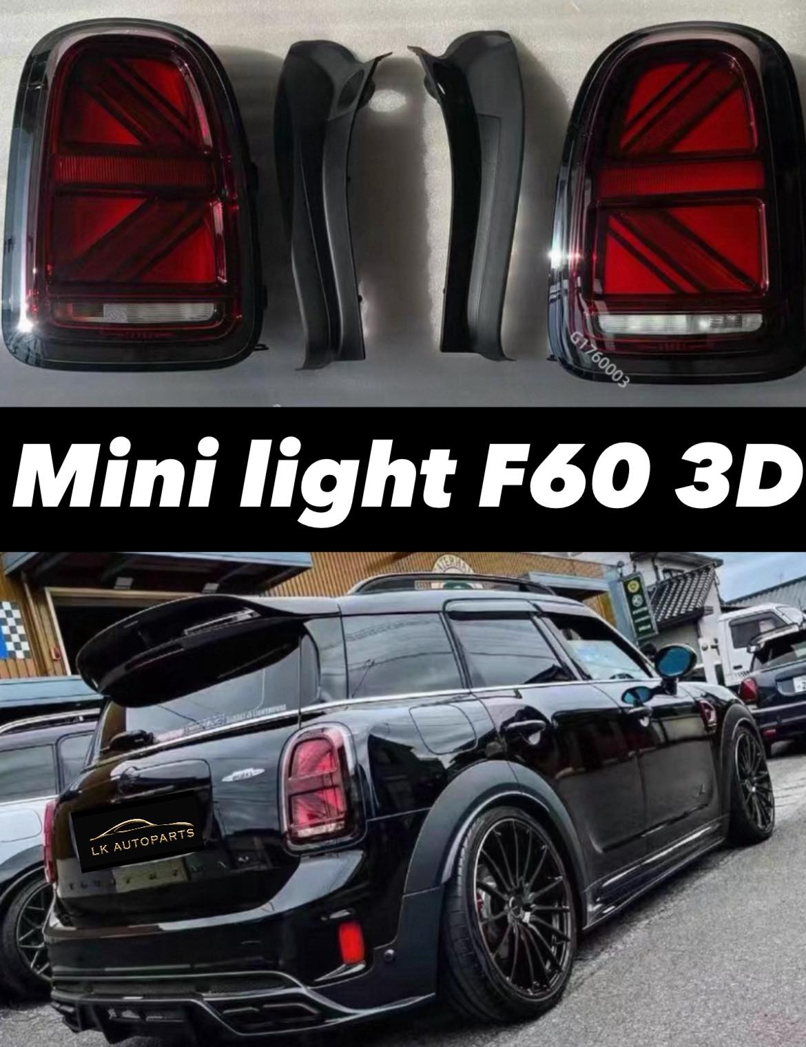 LK - mini f60 tail light ตรงรุ่น union jack black ‼️ ครบจบที่เดียว ️ทีม ...