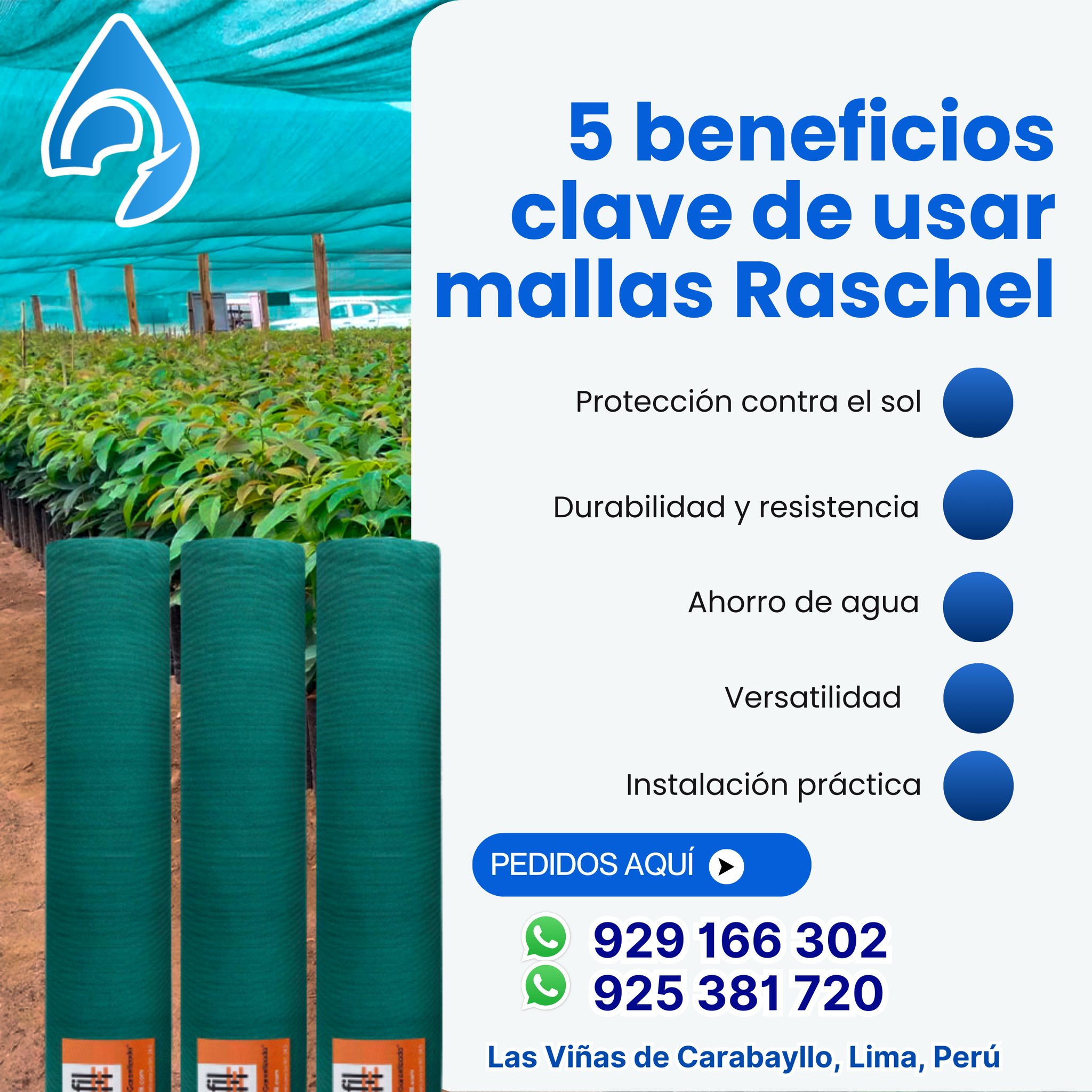 Povarflex - 🌿 Mallas Raschel: la sombra que protege lo que más importa ...