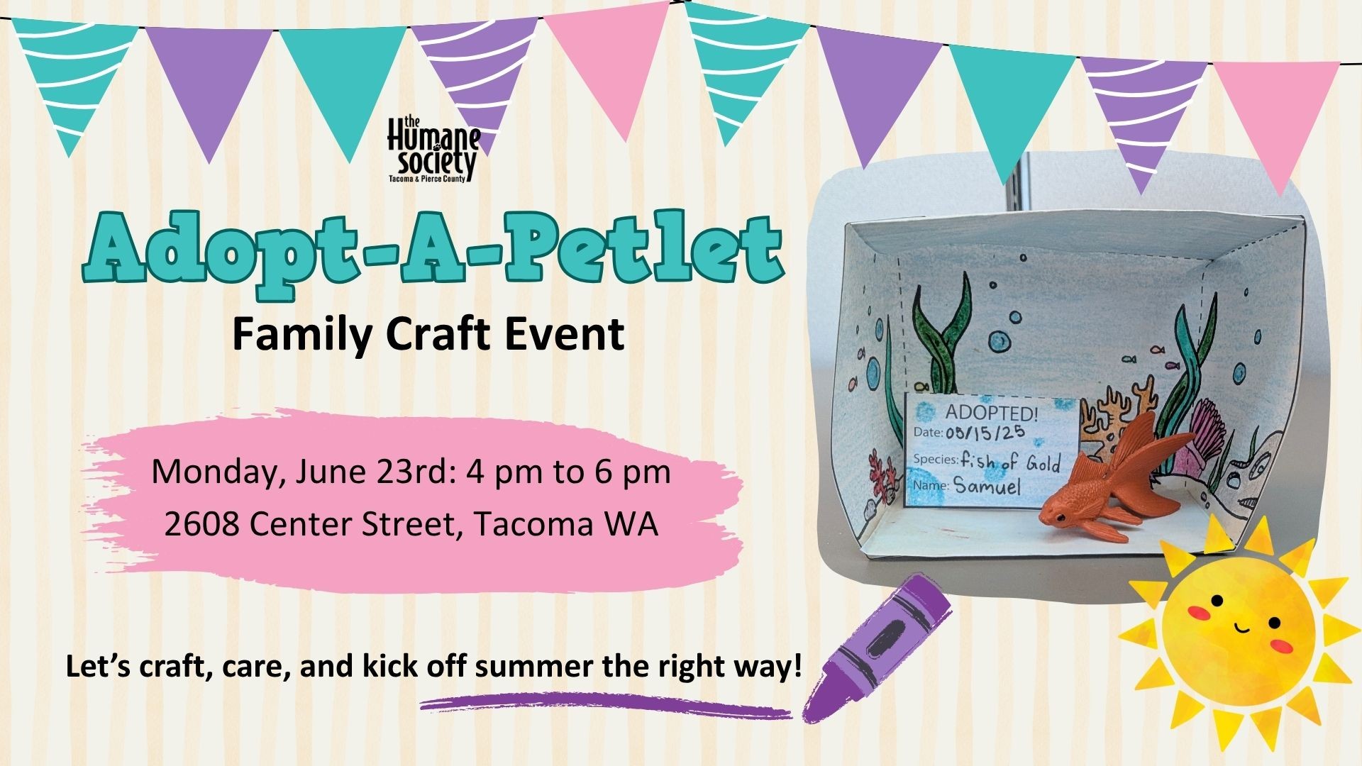 Adopt-A-Petlet: Family Craft Night