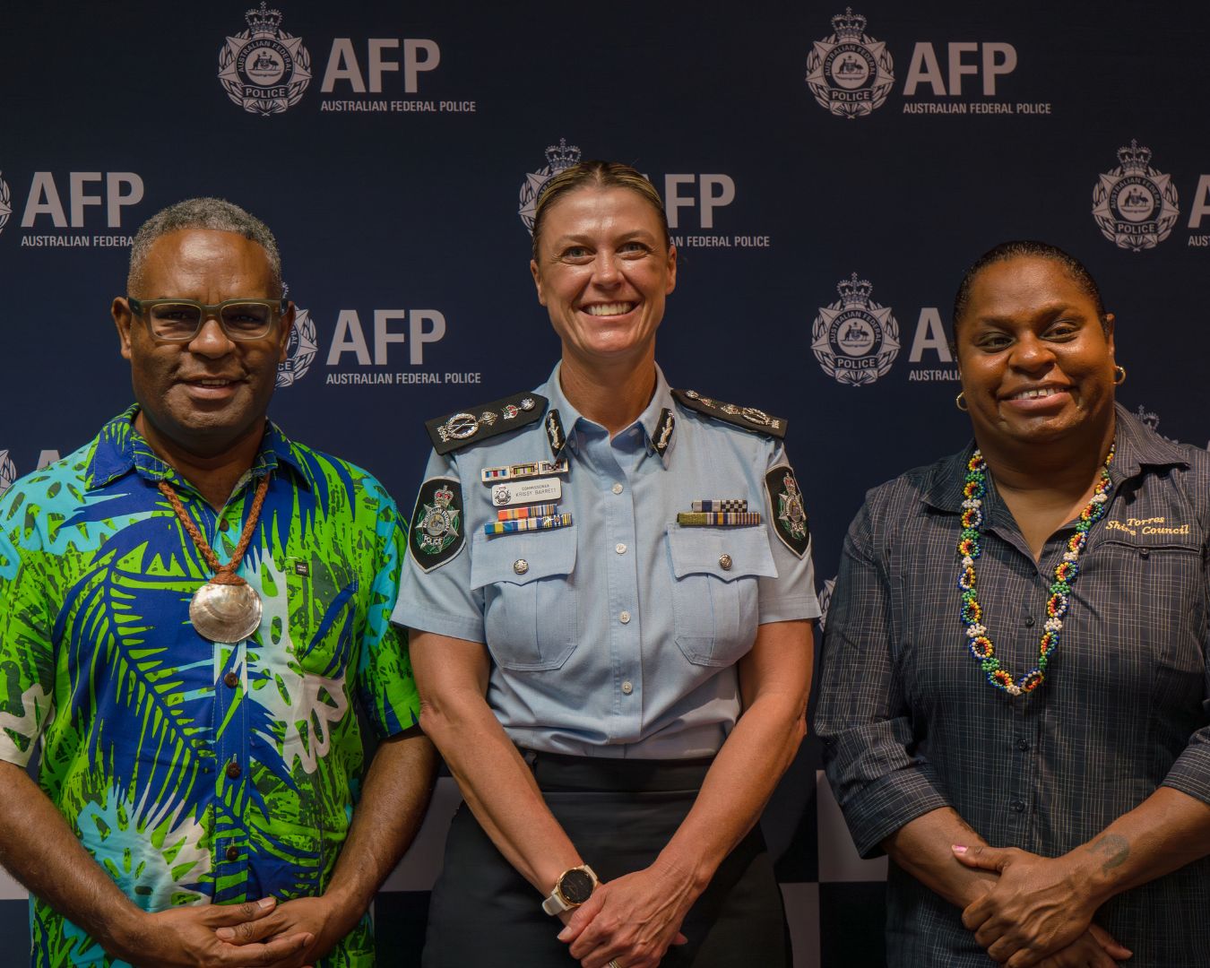 Australian - AFP Commissioner Krissy Barrett has met with local ...